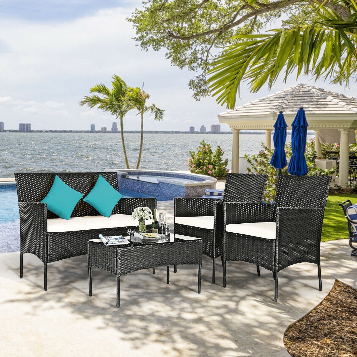 Forclover HYFC-5357WH Patio-Conversation-Sets - View #5