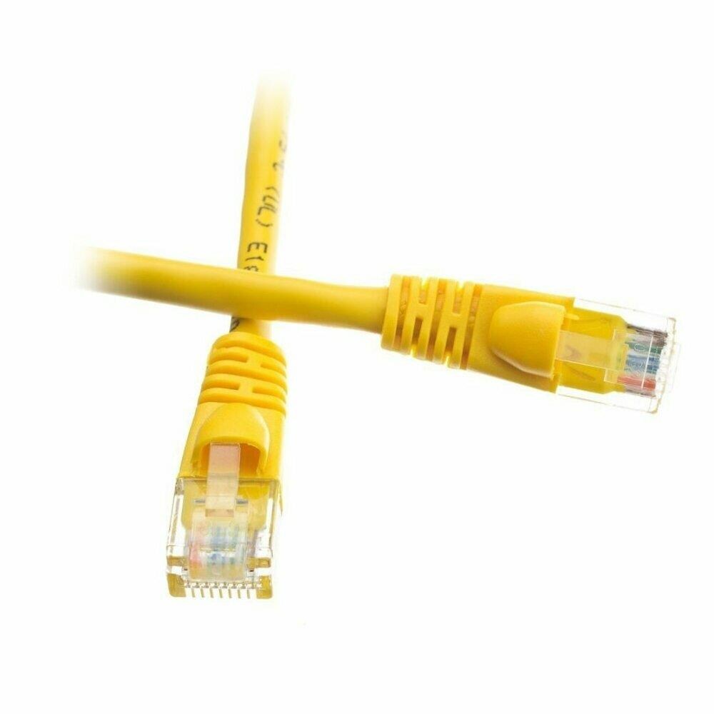  ZX9CDLW4214 Cat6 Yellow Ethernet Patch Cable, Snagless and Molded Boot- 3 ft.