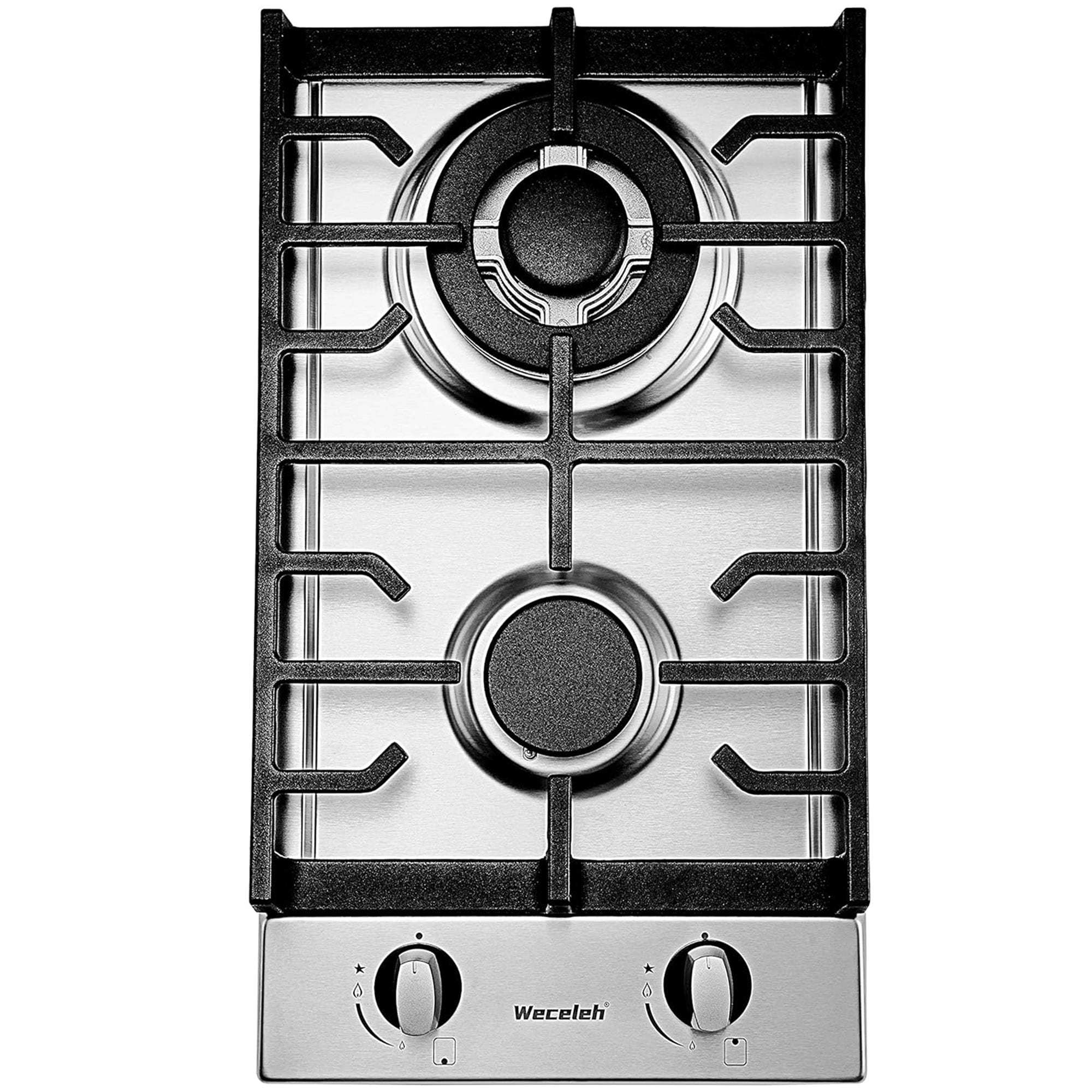 Maocao Hoom JLP146472 12-in 2 burners Stainless steel Gas Cooktop
