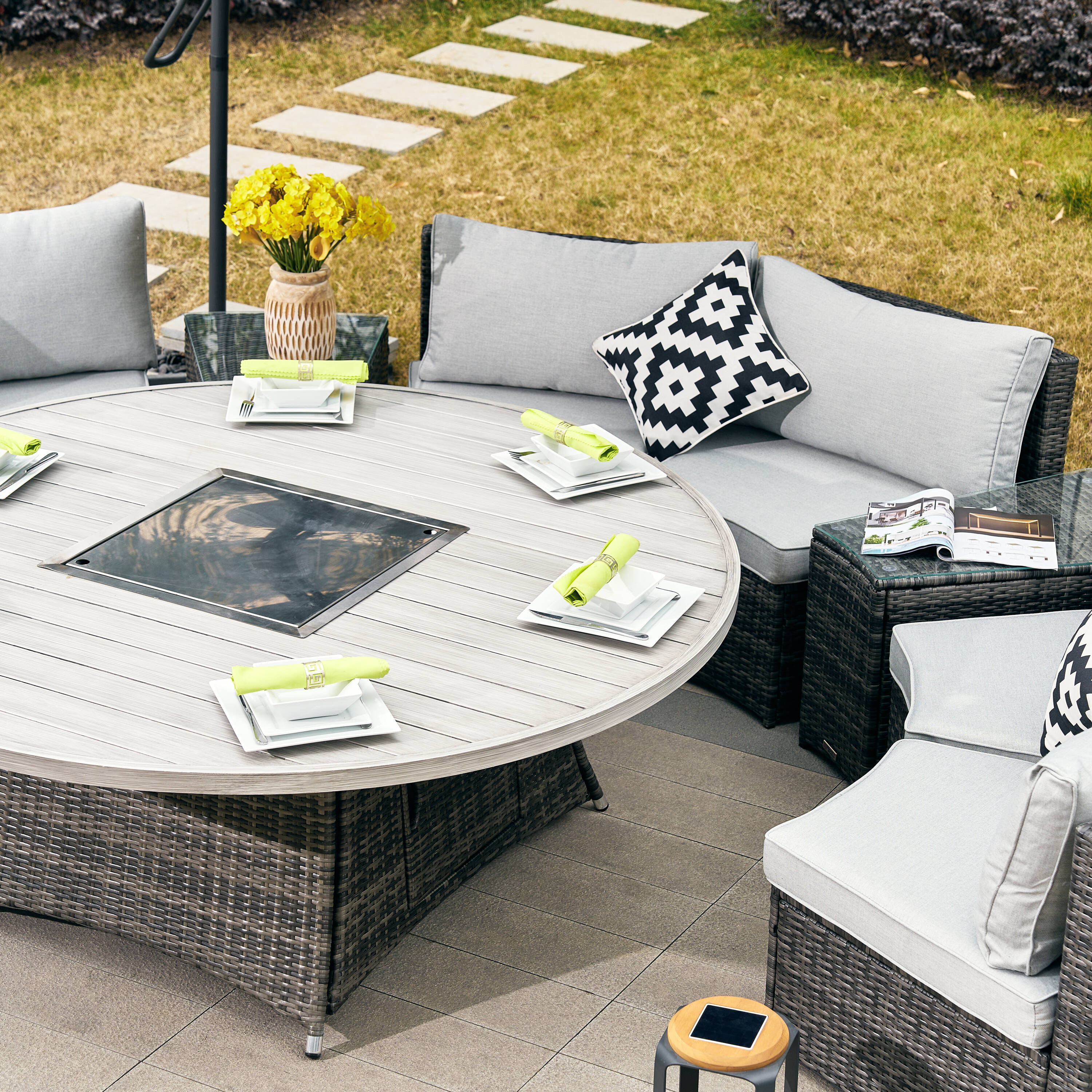 Direct Wicker DWS-1205B6S2T&08A-G Patio-Dining-Sets - View #7