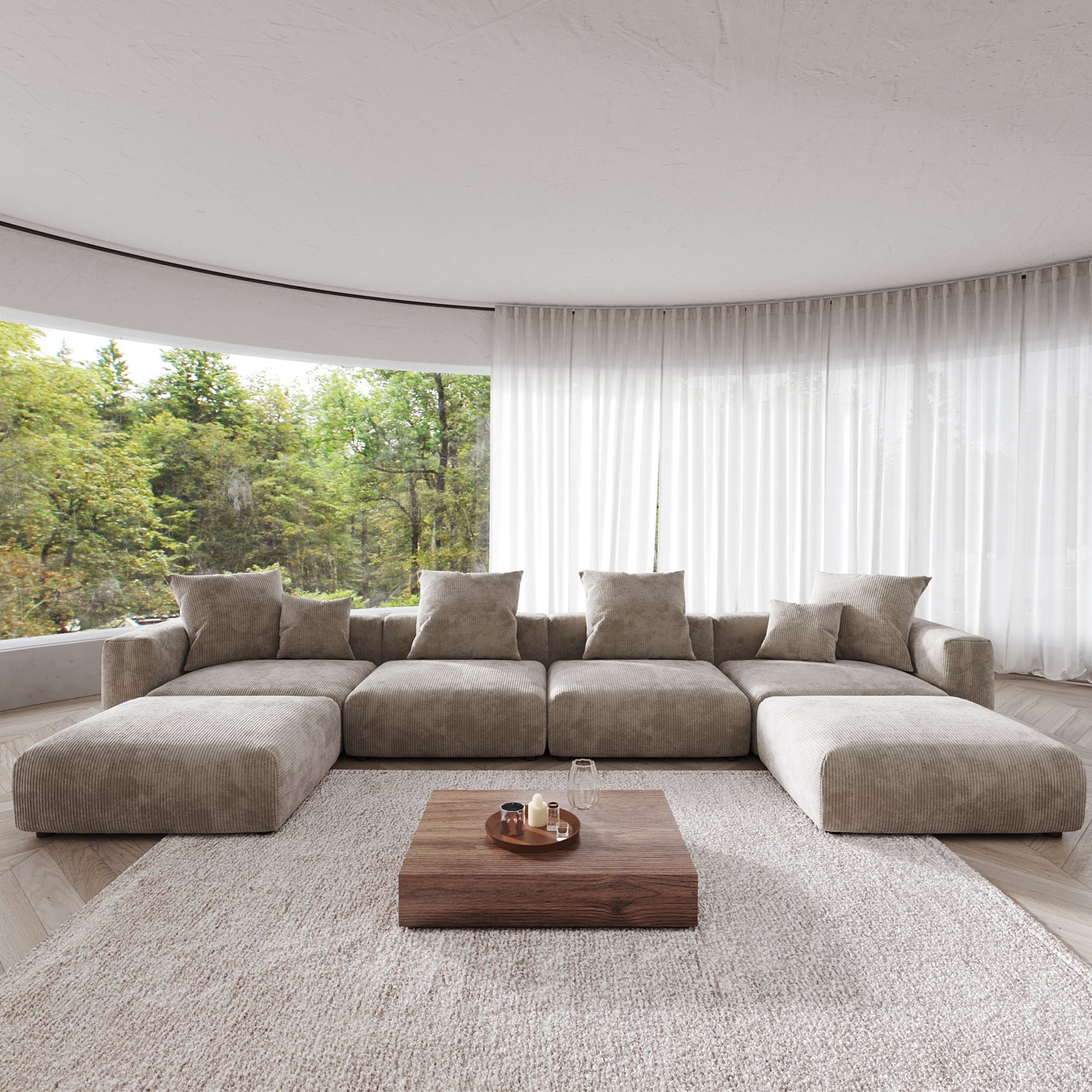 BuotiqHom DH-S4+2-126BR Sofas-Loveseats - View #5