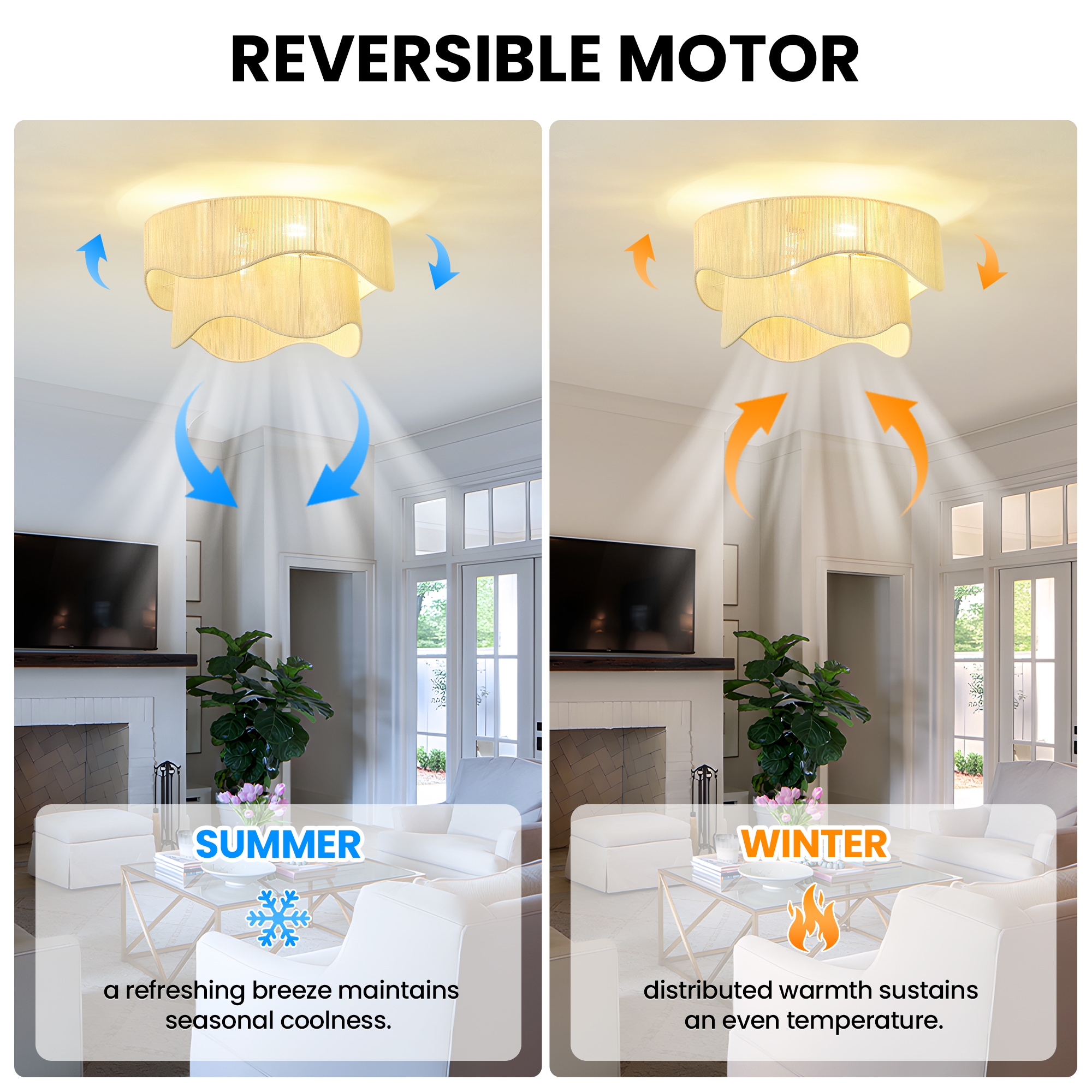KAISITE 8130CF-04MS-US Ceiling-Fans - View #7