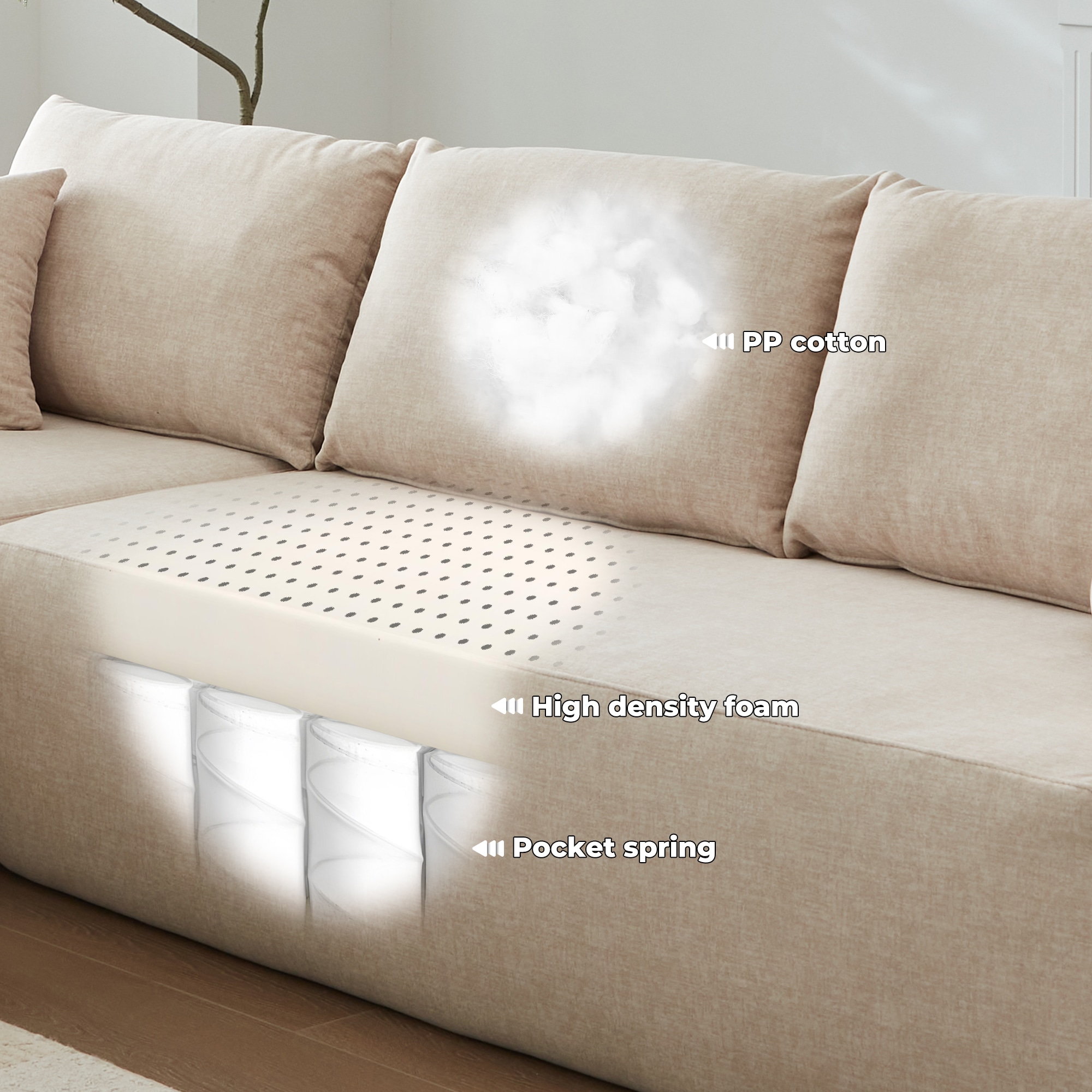 weaxty HMB2V230L Sofas-Loveseats - View #5