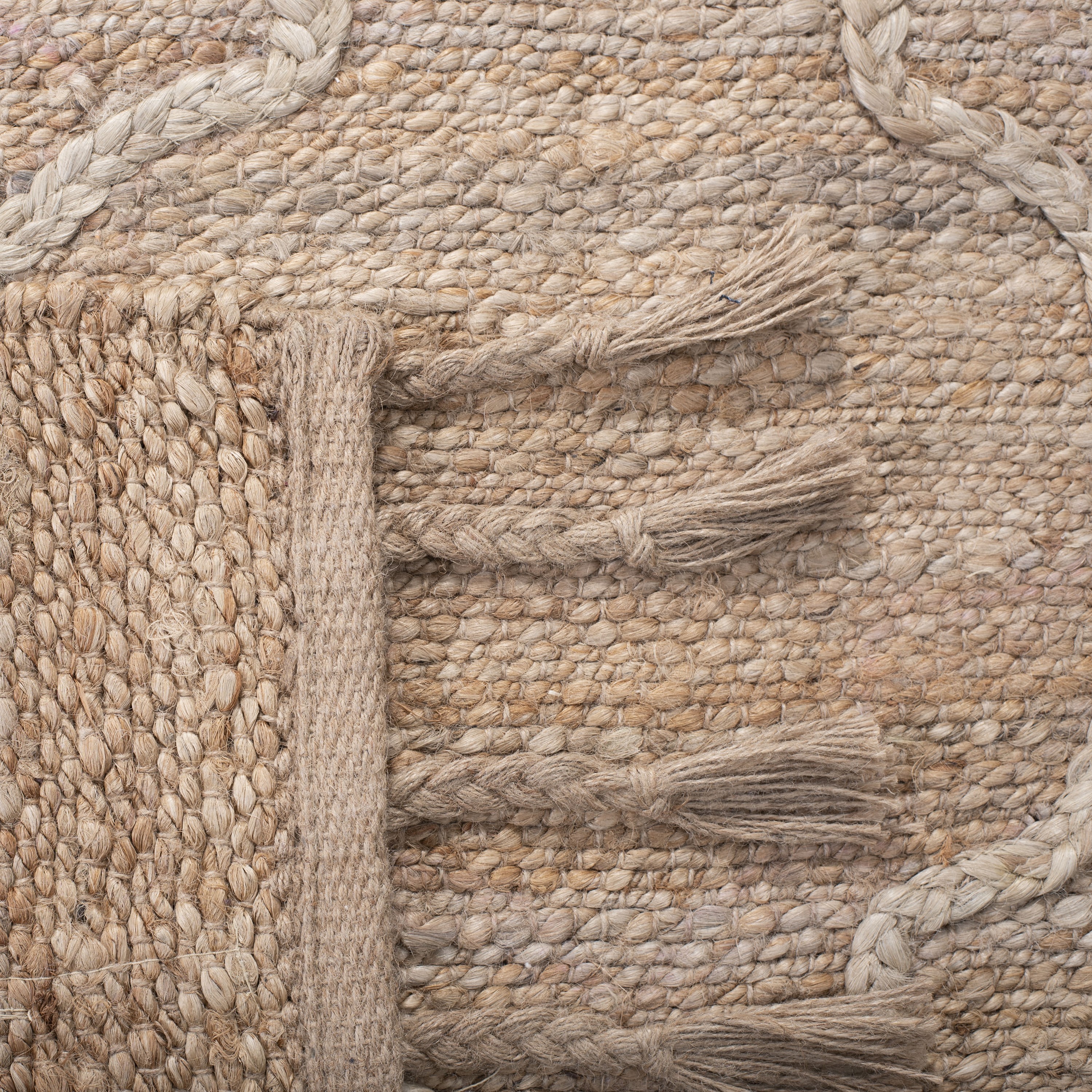 Coastal Charm Handwoven Jute Runner Rug, Natural, 2'6" x 8'