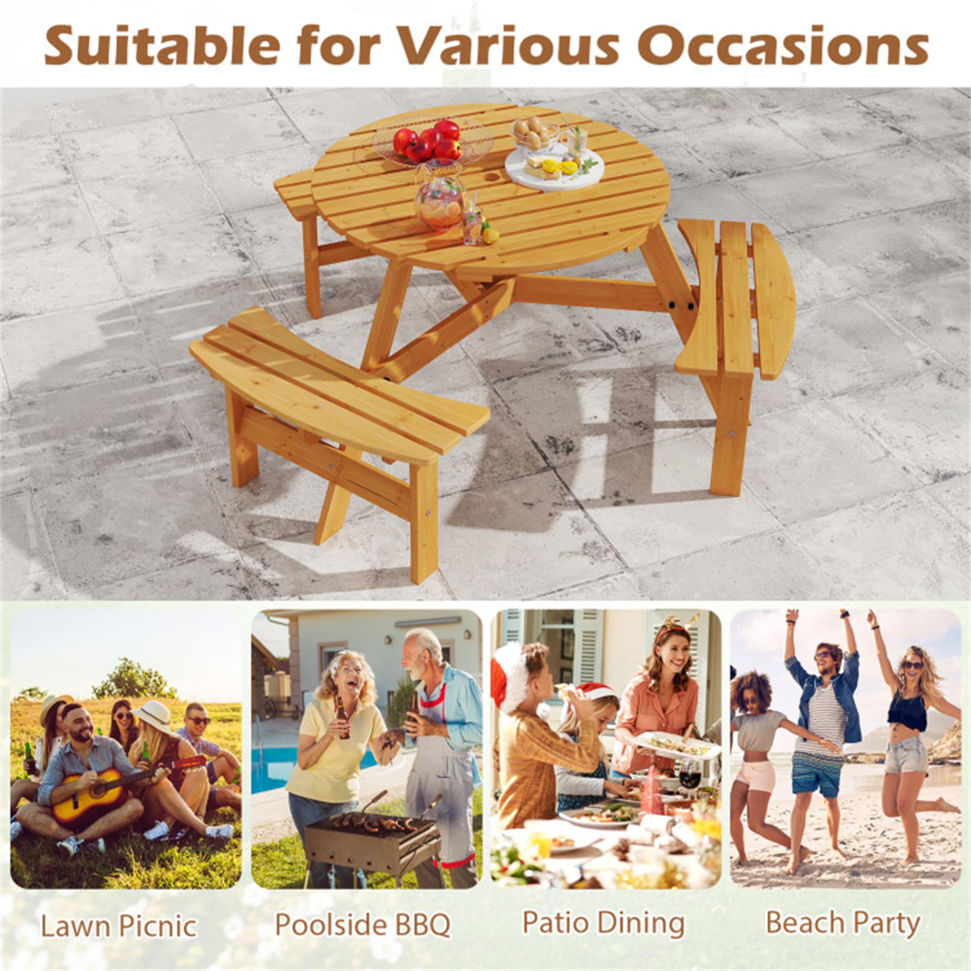 BABOOM BOM-P185172-OR Picnic-Tables - View #10
