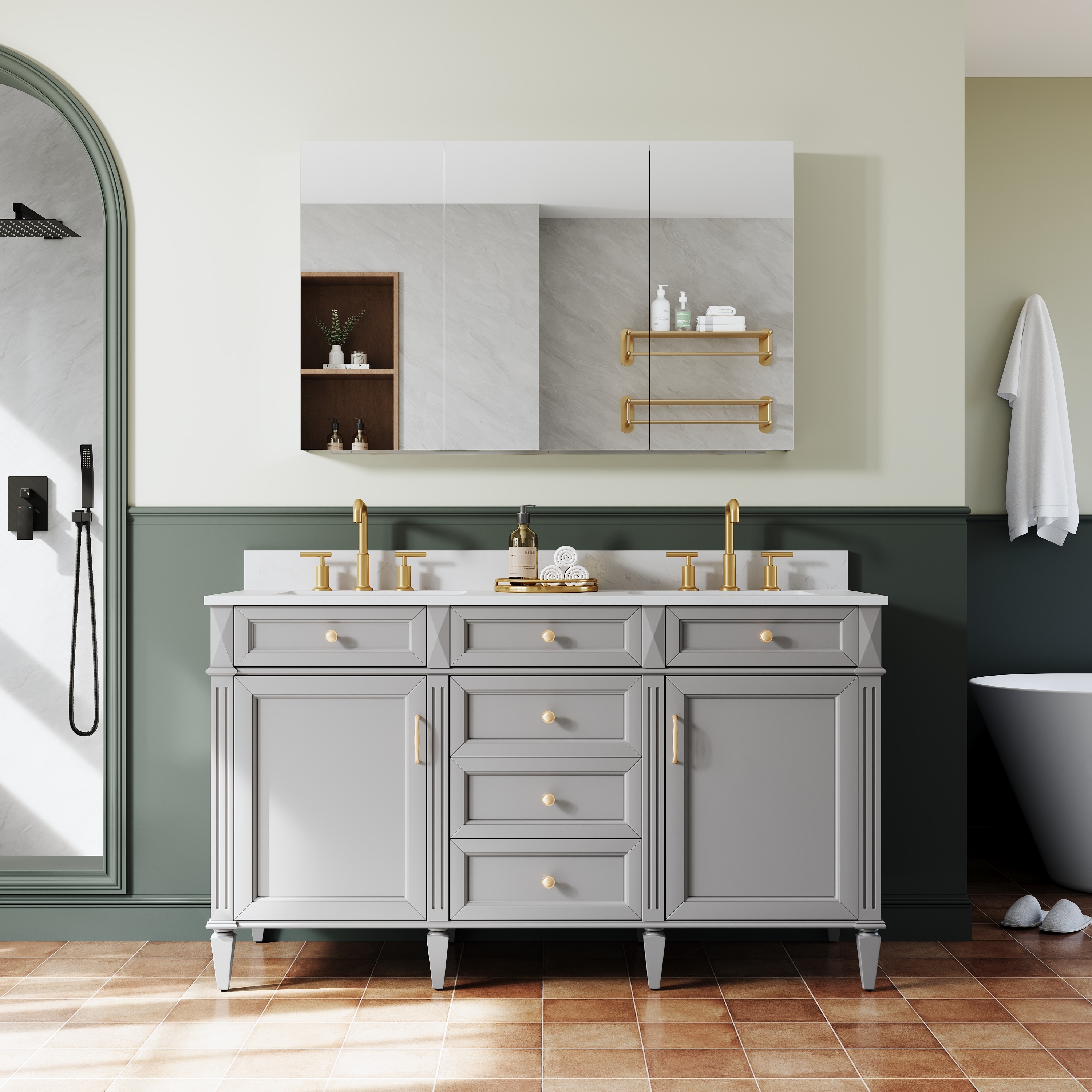CALVON RCRS-4830MC Bathroom-Medicine-Cabinets - View #6