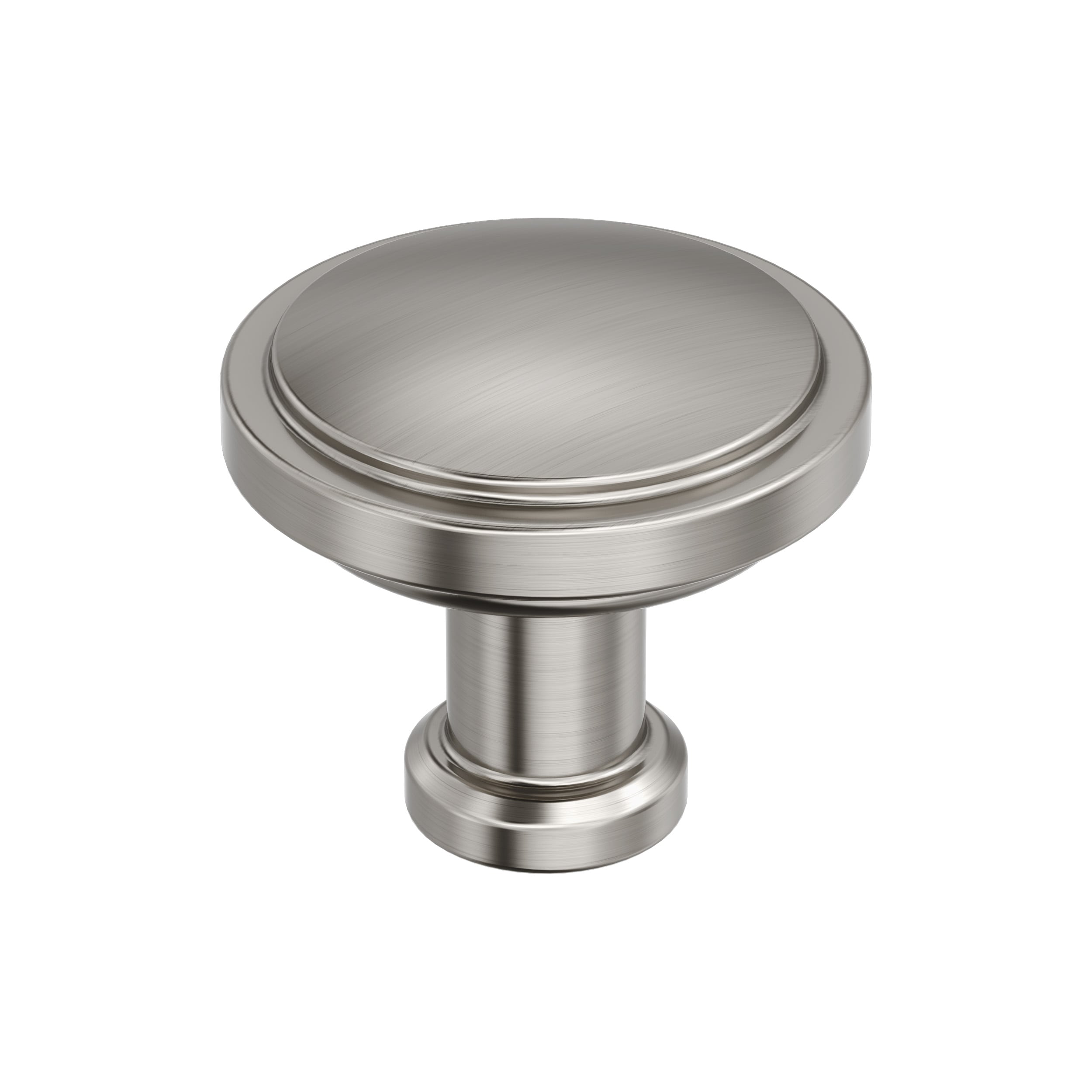 Amerock BP37460G10 Faircrest 1-1/4-in Satin Nickel Round Transitional Cabinet Knob