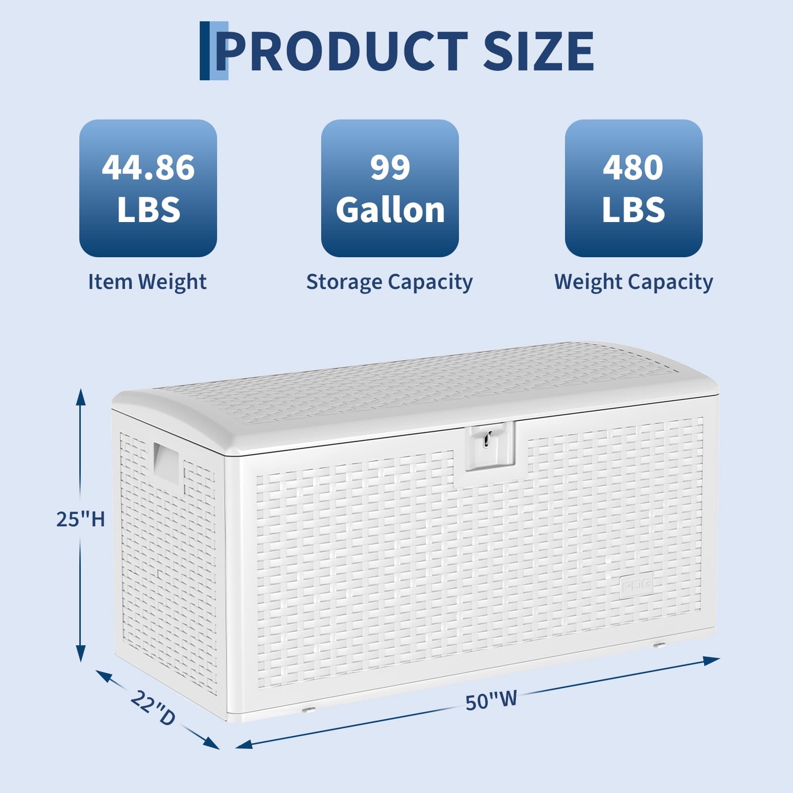 GAOMON LSPPJOK-ONK9XVRUZW Small-Outdoor-Storage - View #7
