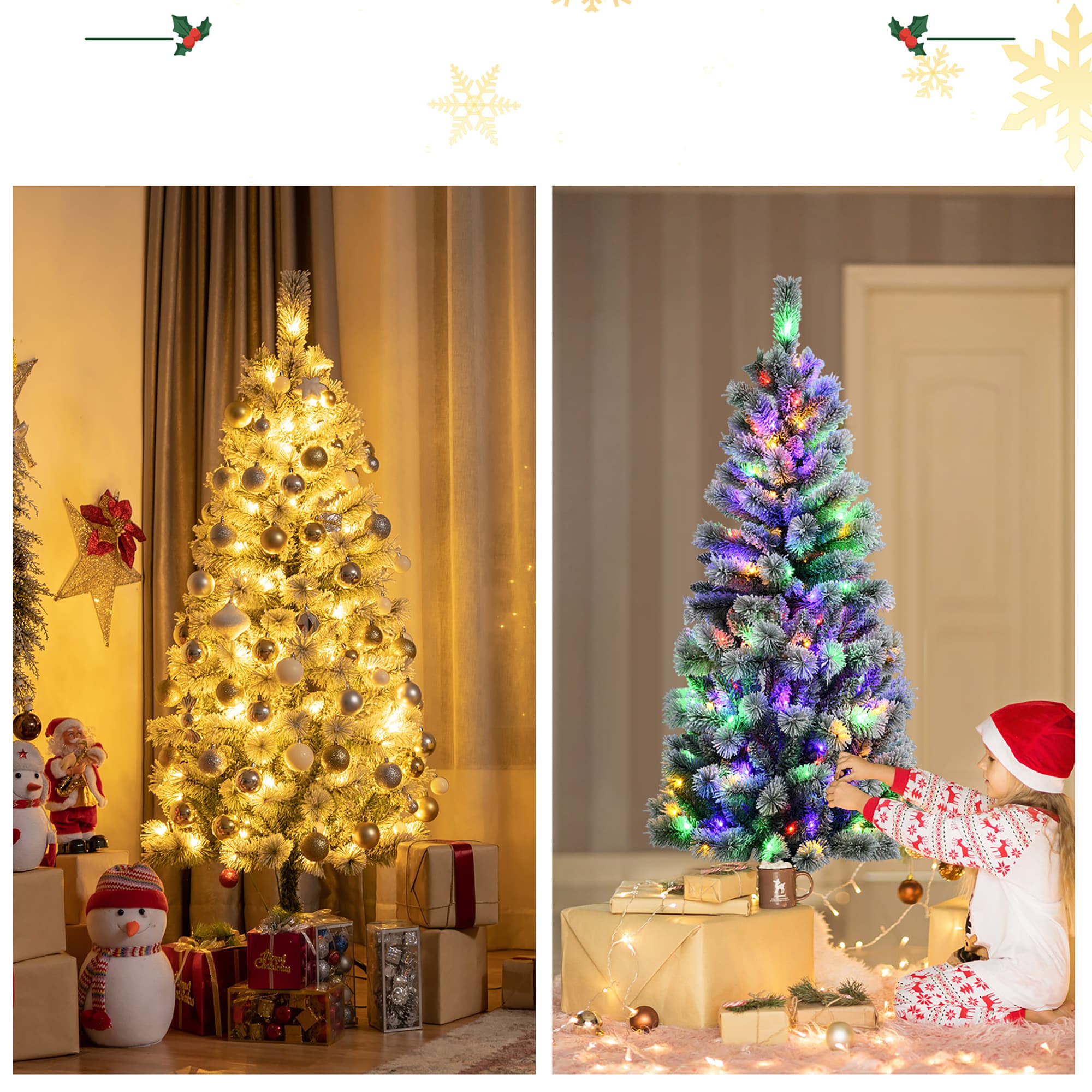 Costway CM23510US Artificial-Christmas-Trees - View #5