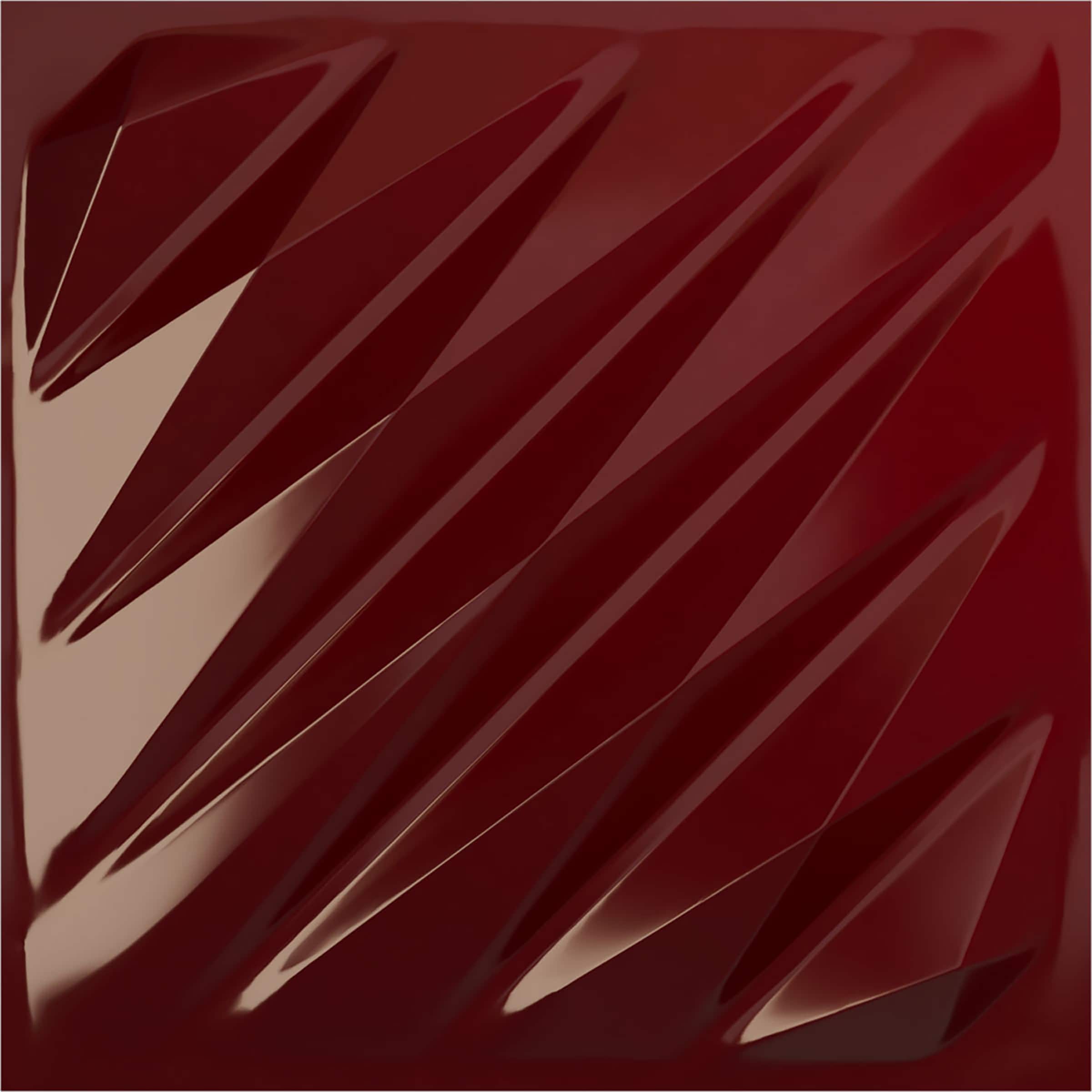Ekena Millwork WP20X20AWHML-CASE-12 19-5/8-in x 19-5/8-in Embossed Gloss Merlot PVC Wall Panel 12 -Pack