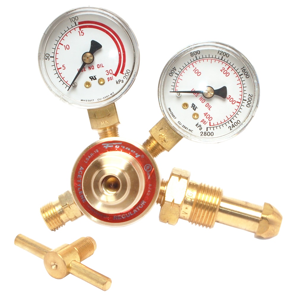 Forney 87071 Acetylene CGA510 Welding Gas Regulator