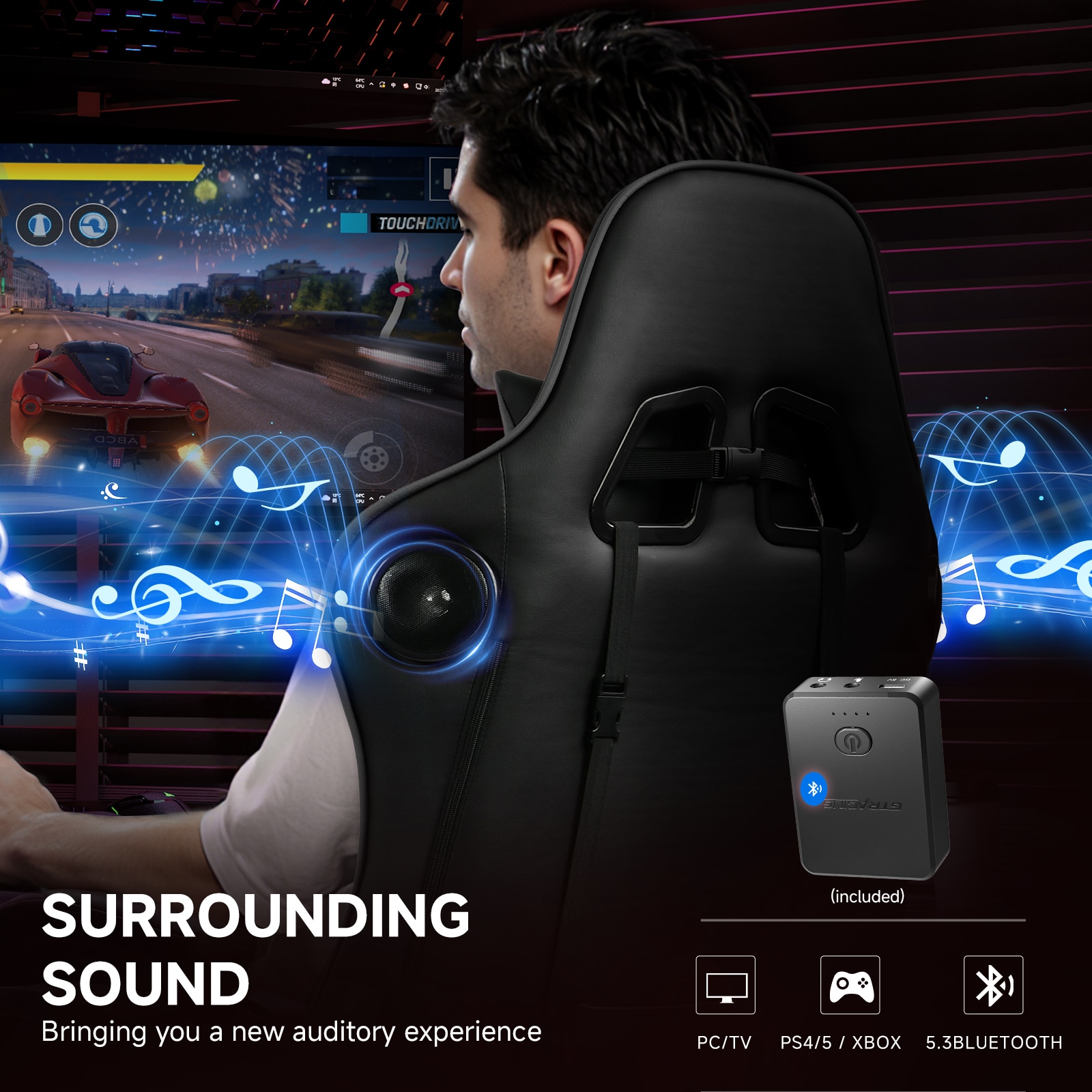 GTPLAYER LOWE'S-GT890MF-MC Office-Chairs - View #5