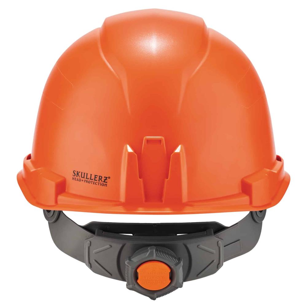 Skullerz Quick Adjusting Ratchet Orange Hard Hat