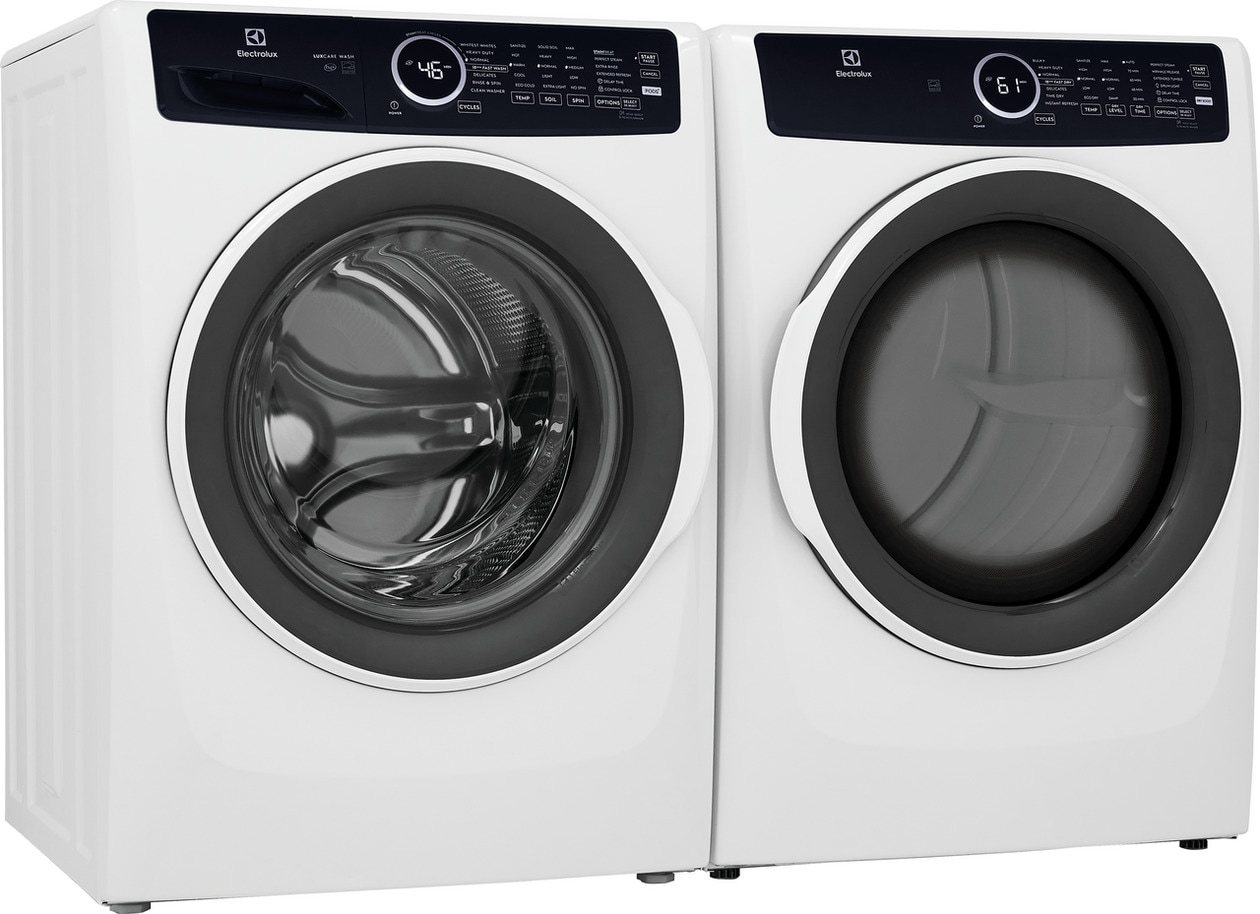 Electrolux 8-cu ft Stackable Steam Cycle Vented Electric Dryer (White ...