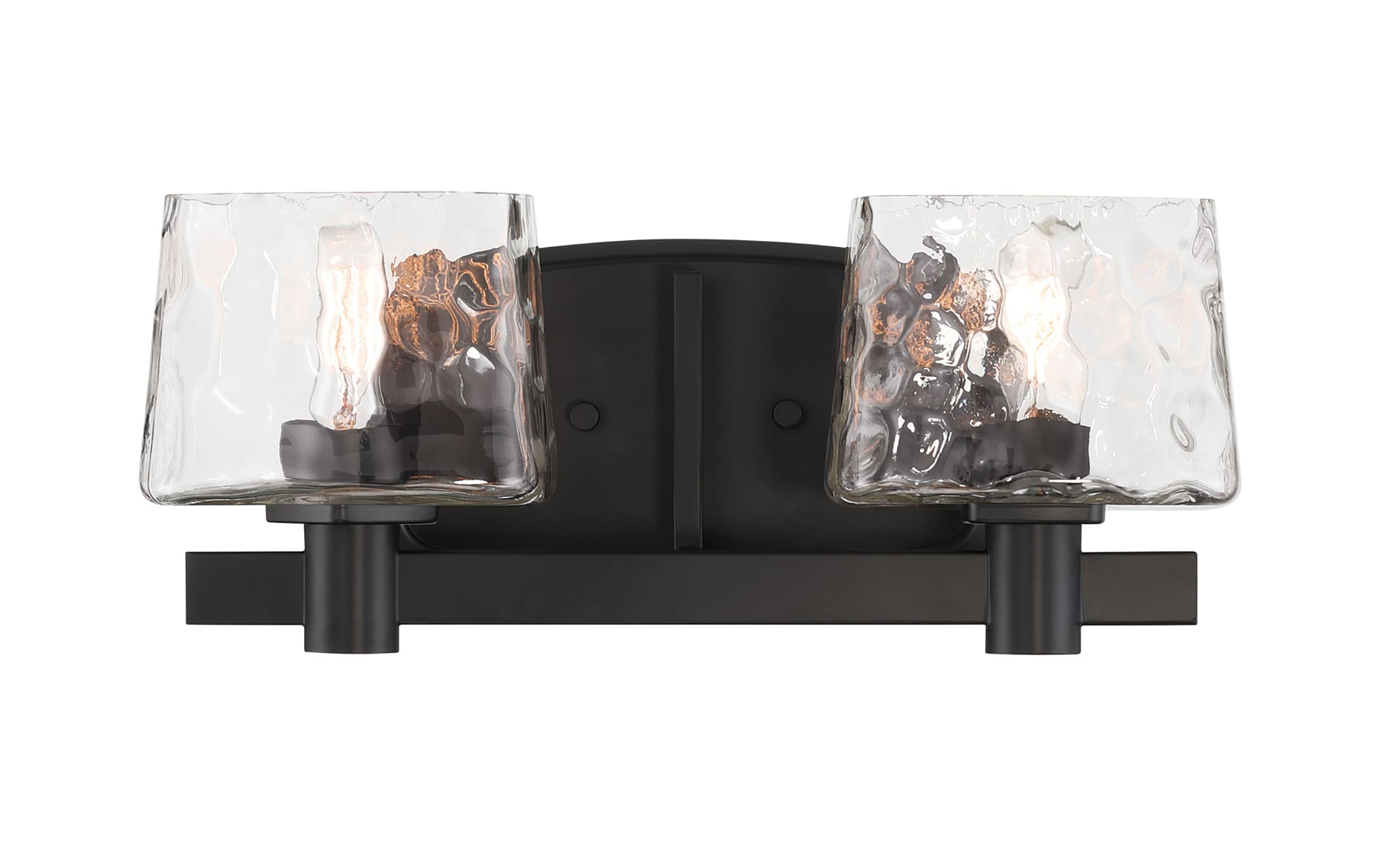 Minka Lavery 2232-66A Drysdale 14.5-in 2 -Light Matte Black Modern/contemporary Vanity light bar