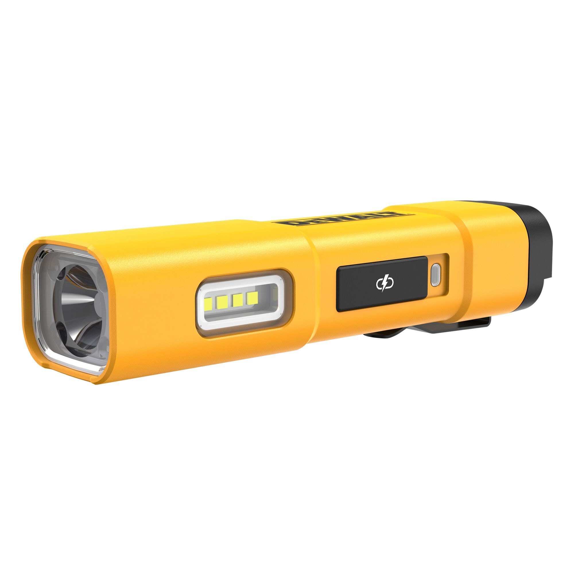 DEWALT 1000-Lumen 3 Modes LED Spotlight Flashlight with Rechargeable with Batteries Included