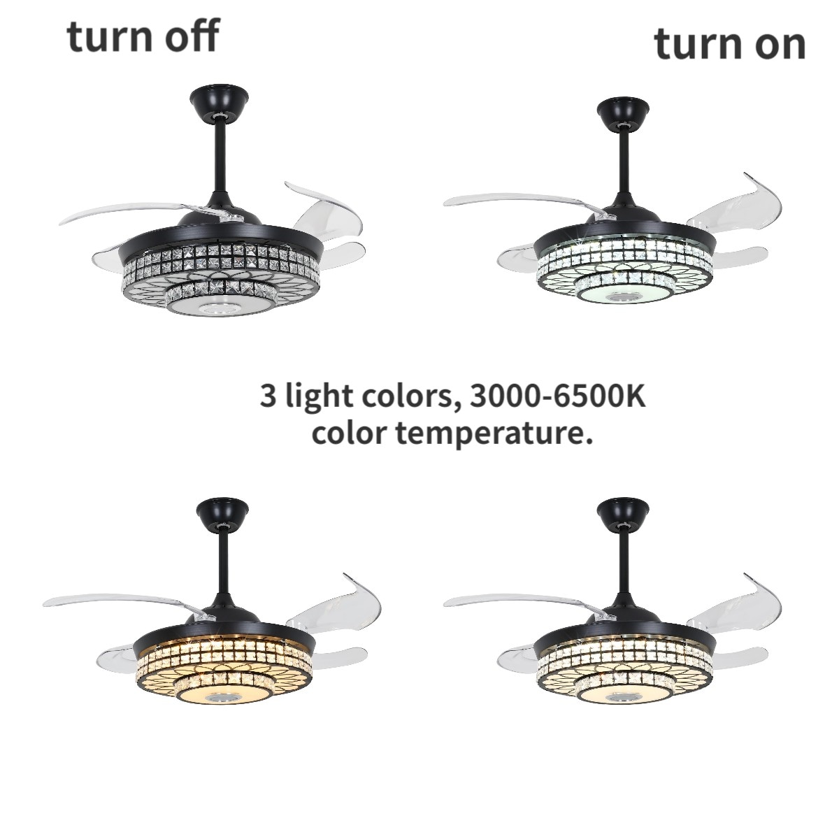 Oukaning JZUCODB6NSHCX Ceiling-Fans - View #8