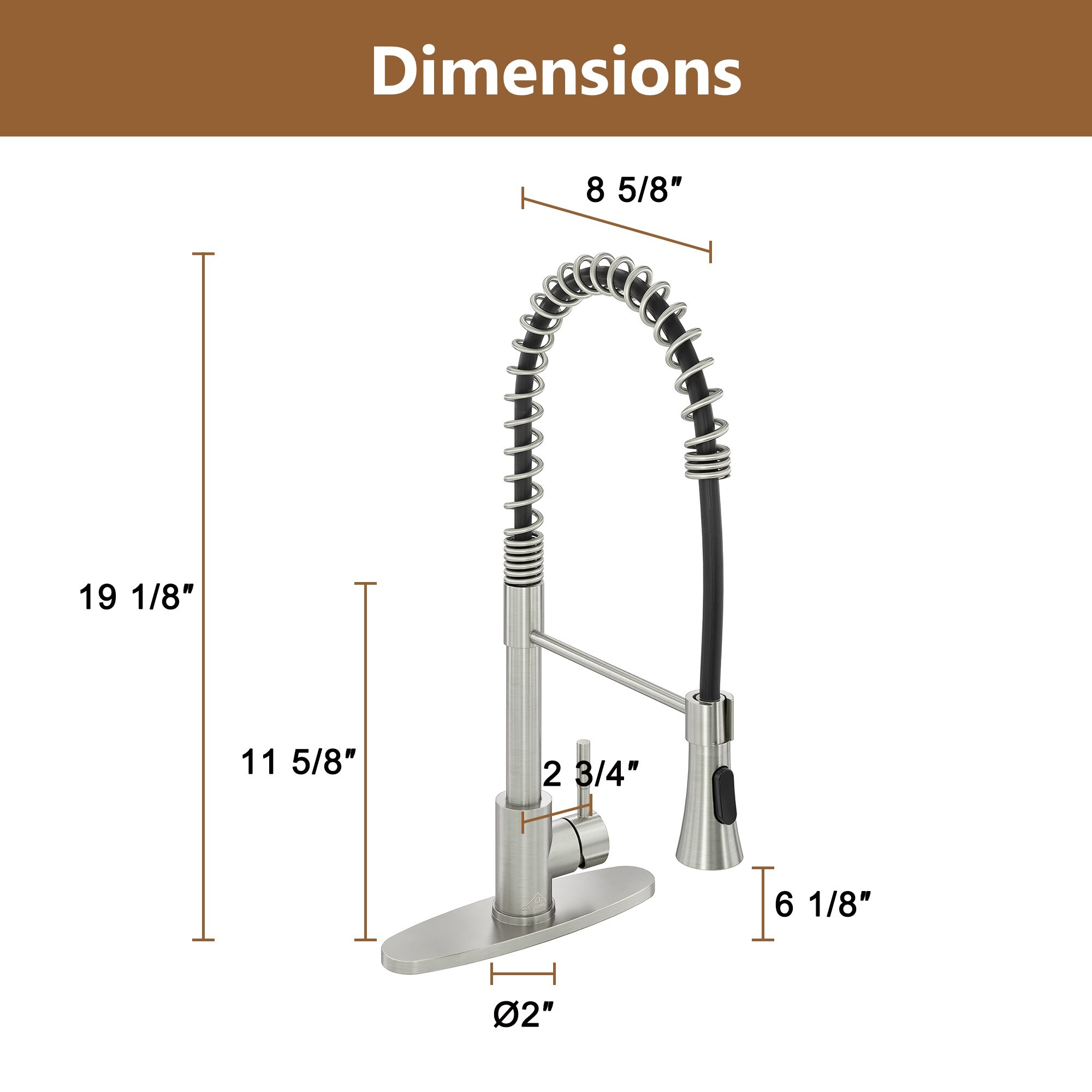Mondawe OR-403NSF-DG Kitchen-Faucets - View #7