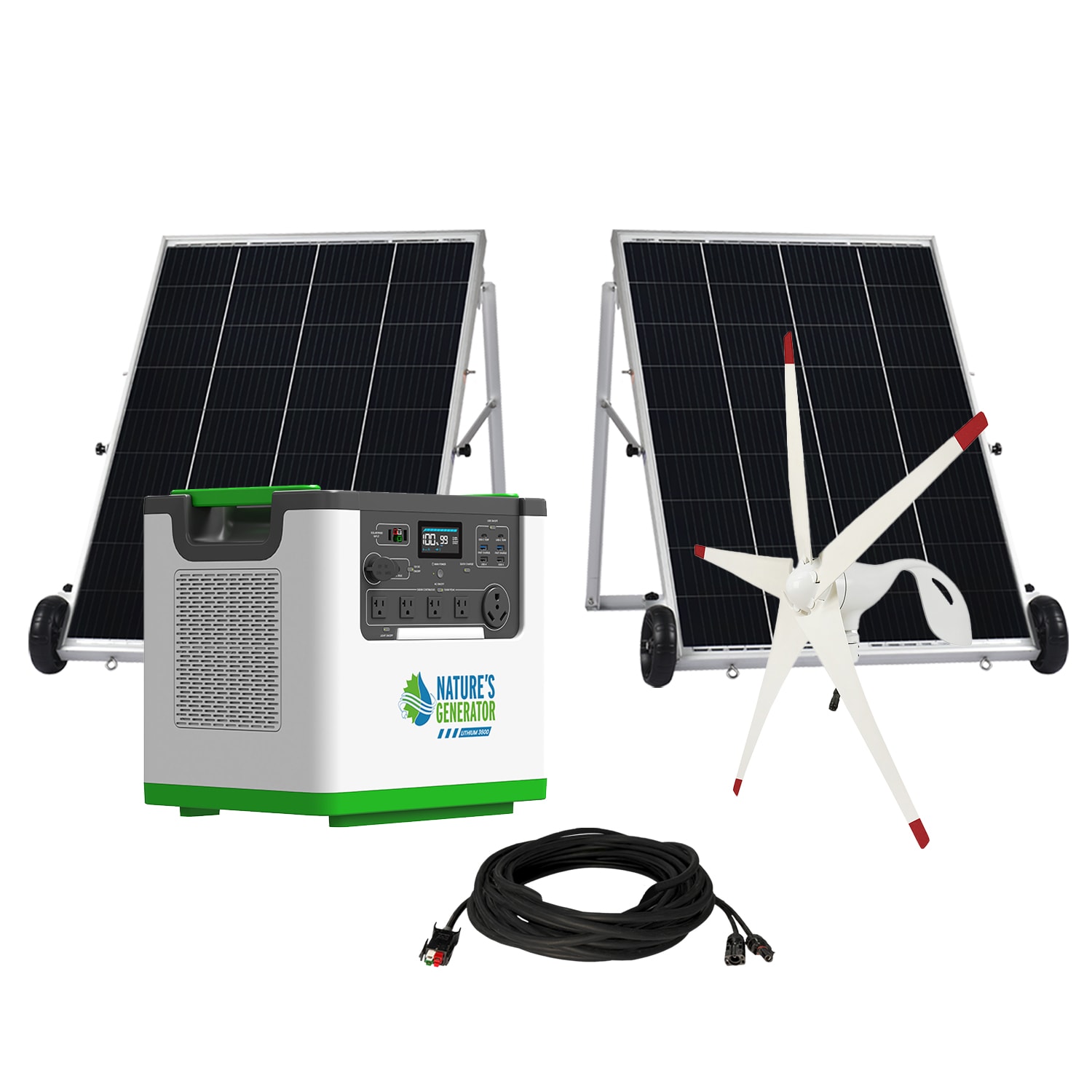NATURE'S GENERATOR NGL36AUW Lithium 3600 7200 -Watt Single Fuel (Gasoline) Inverter Generator