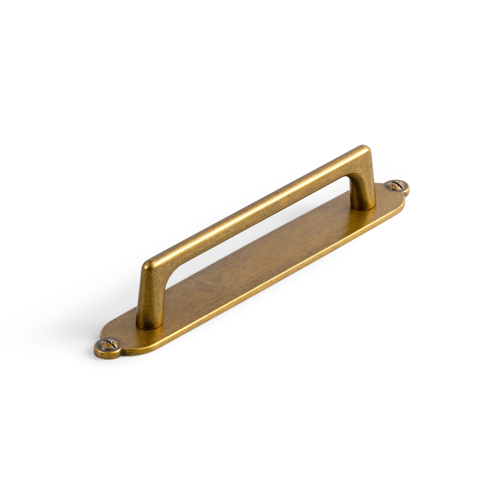 Miaokesen 052GT-G013-128-2 5-1/16-in , 128mm Center to Center Antique Brass Cylindrical Bar Drawer Pull 2 -Pack