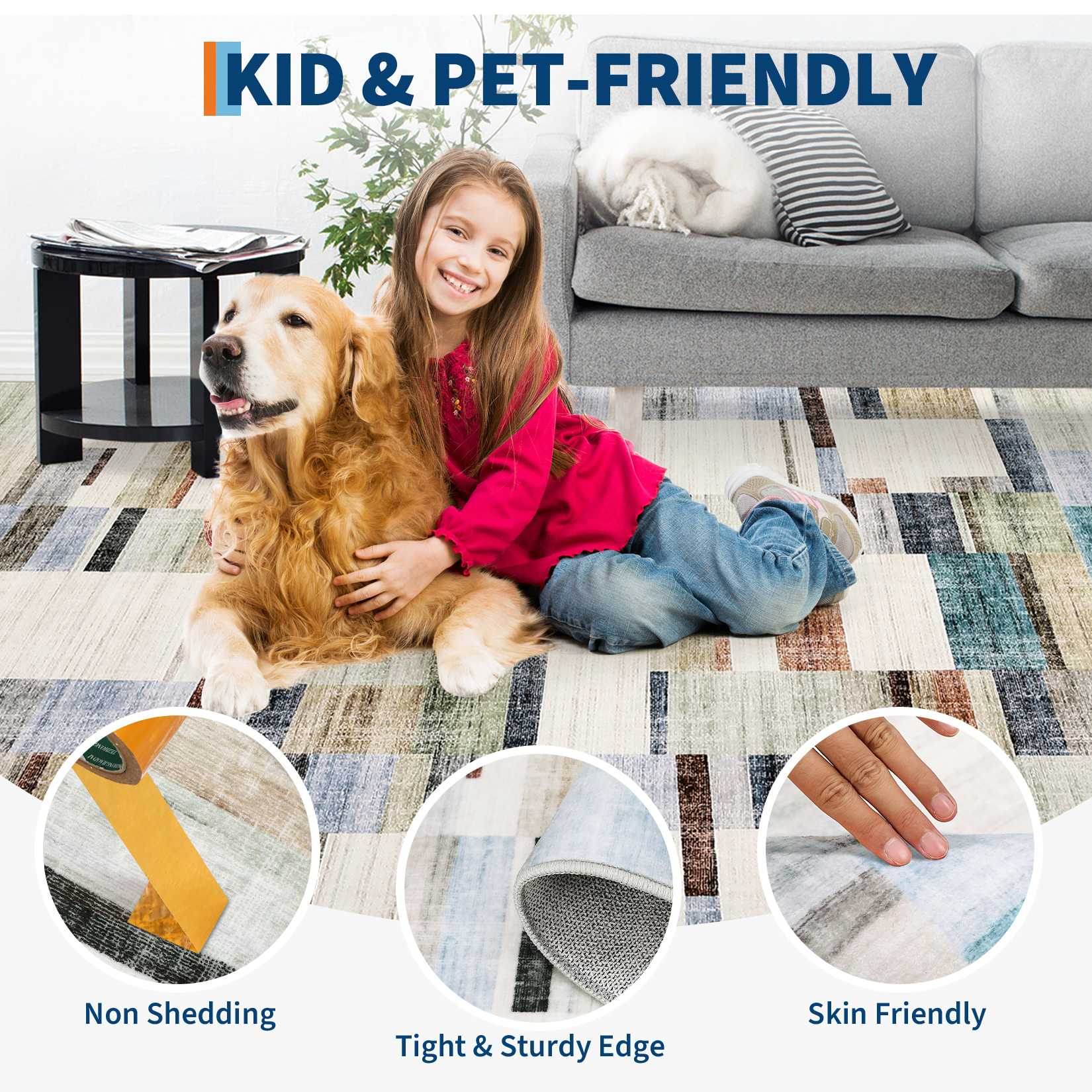 Qeetex SUNNY-PHK-353JUB34 rugs - View #7
