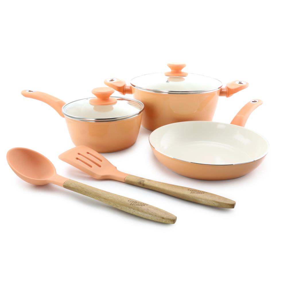 Gibson Home 849111757M 10-in Aluminum Cookware Set with Lid(s) Included