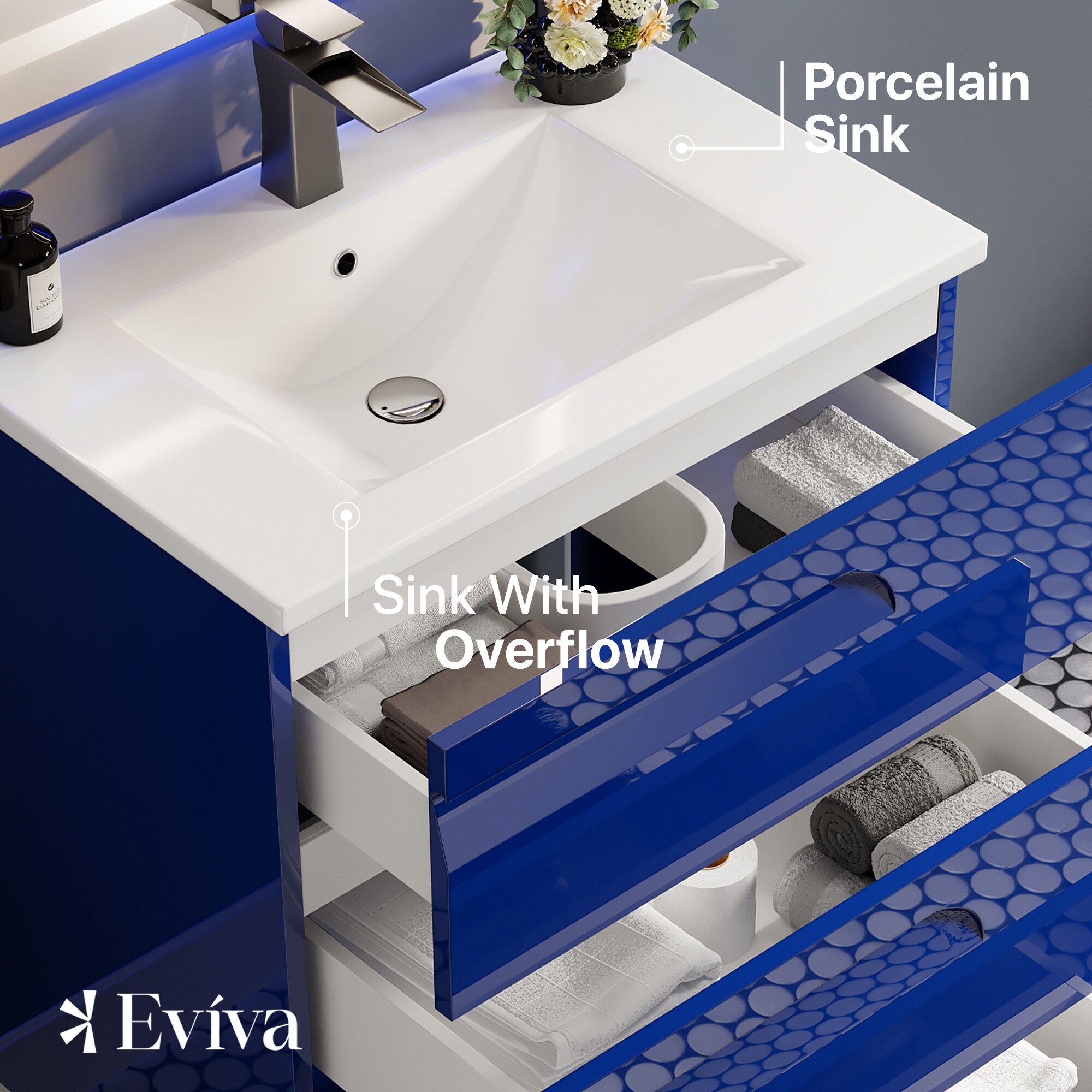 Eviva EVVN23-24BLU Bath-Vanity-Combo - View #4