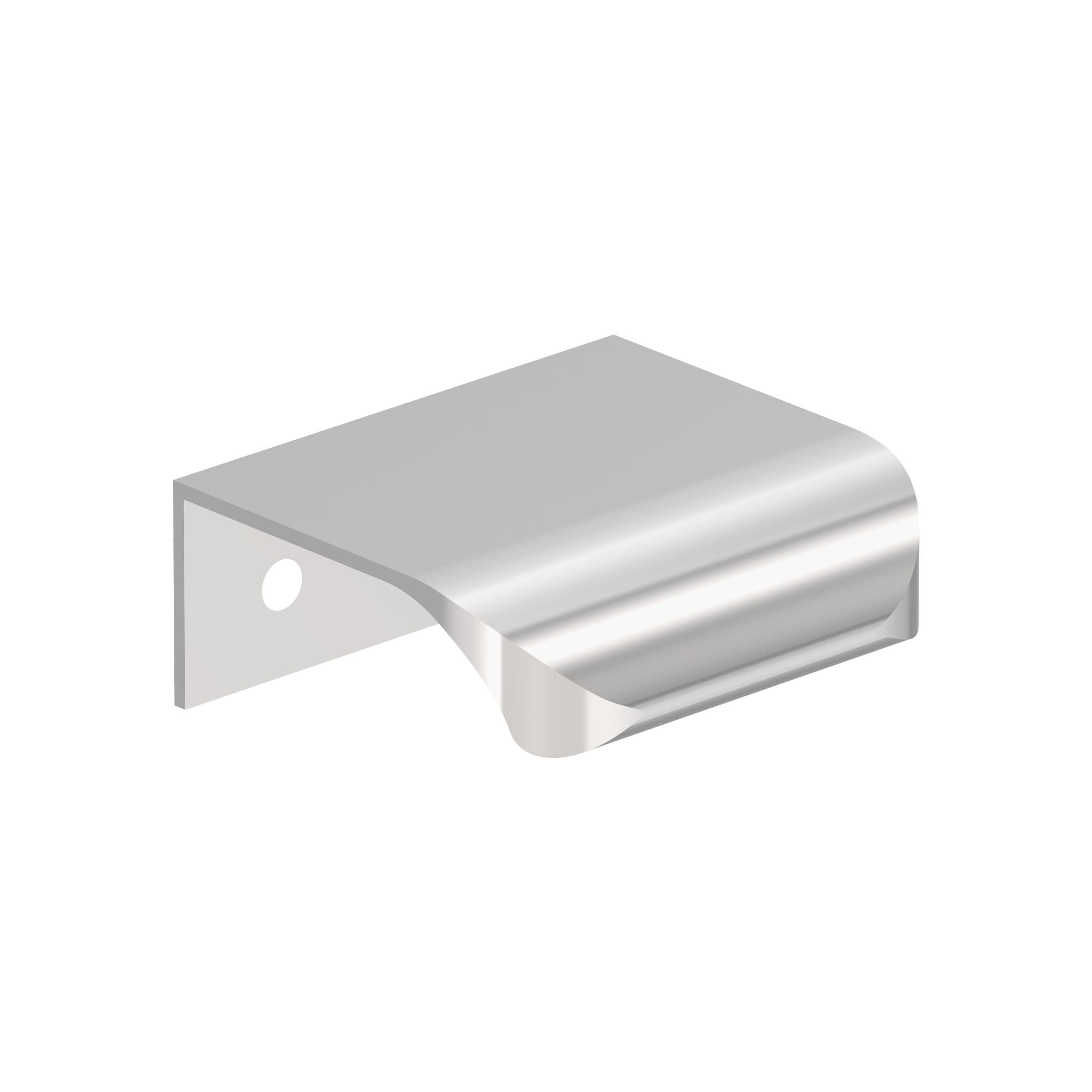 Amerock 10VMP3720026 Streamline Tab 1-in , 25mm Center to Center Polished Chrome Rectangular Edge 10 -Pack