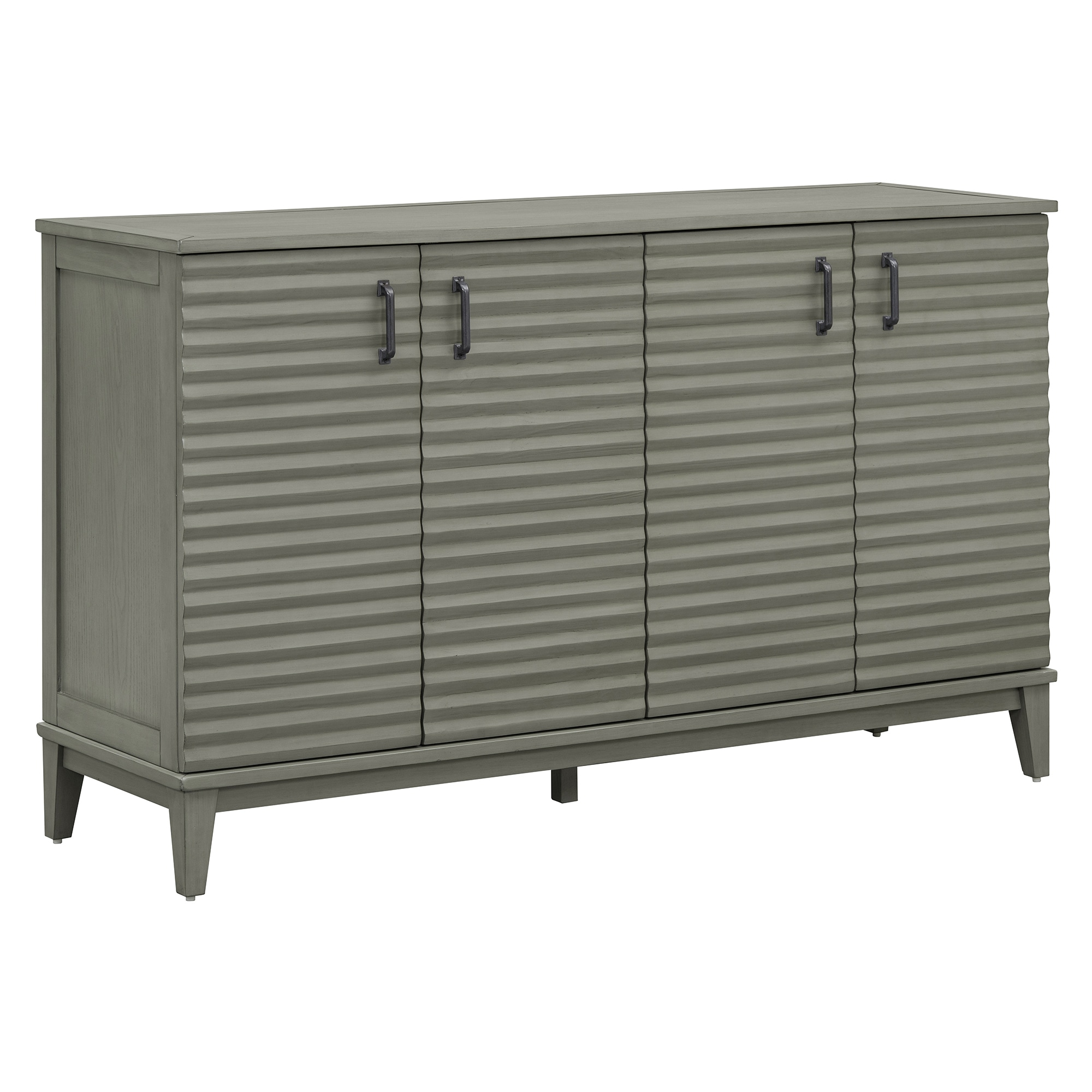 SINOFURN SYA330137GY Contemporary/Modern Gray Reclaimed wood Sideboard