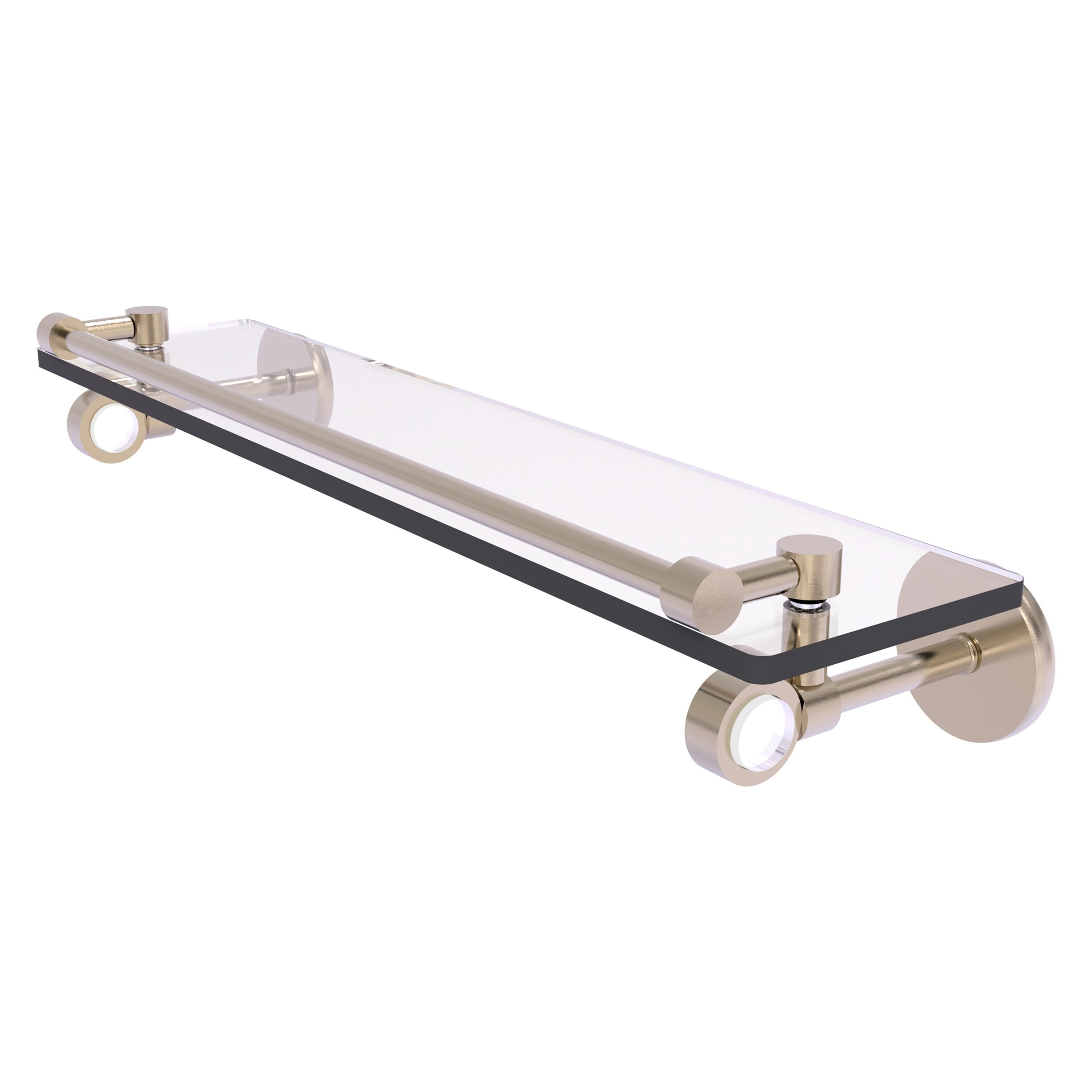 Allied Brass CV-1-22-GAL-PEW Clearview Antique Pewter Wall mount Bathroom Shelf ( 22-in x 3.75-in x 5-in )