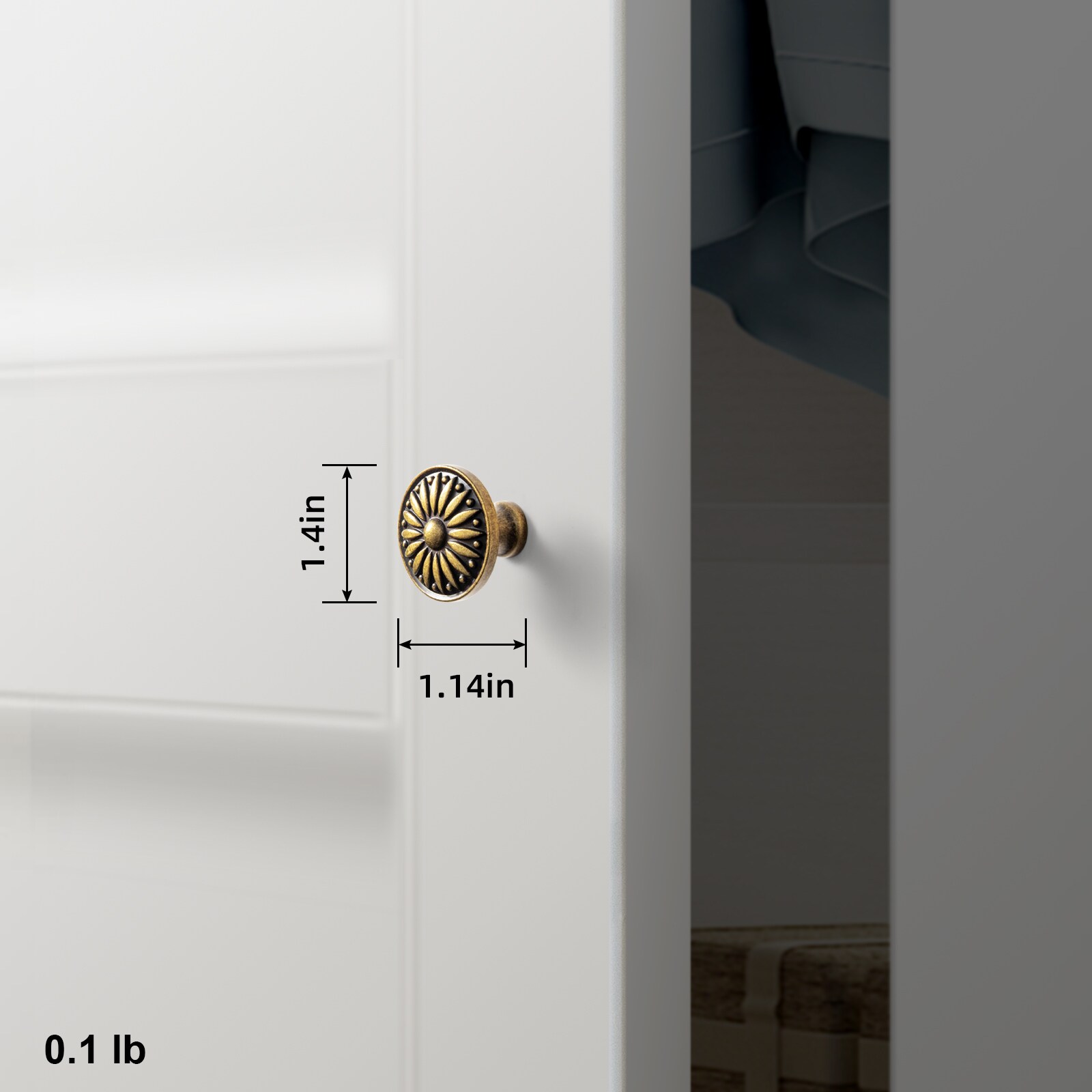 Miaokesen 9017GT-KNOB Cabinet-Knobs - View #2