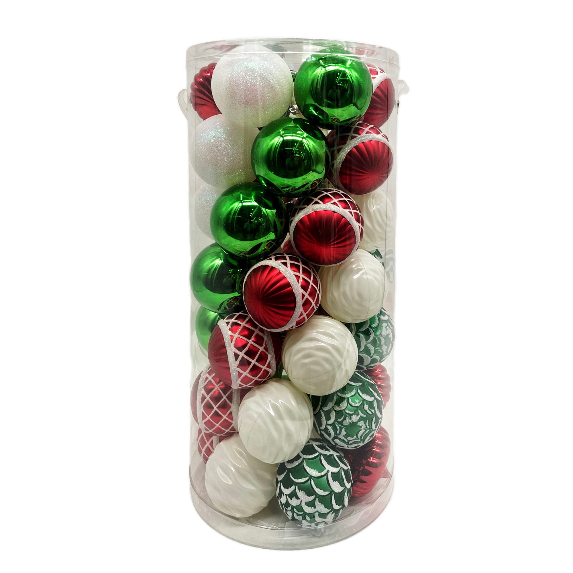 Holiday Living 014-984-1 42 -Pack Multiple colors/finishes Standard Indoor Ornament set Shatterproof