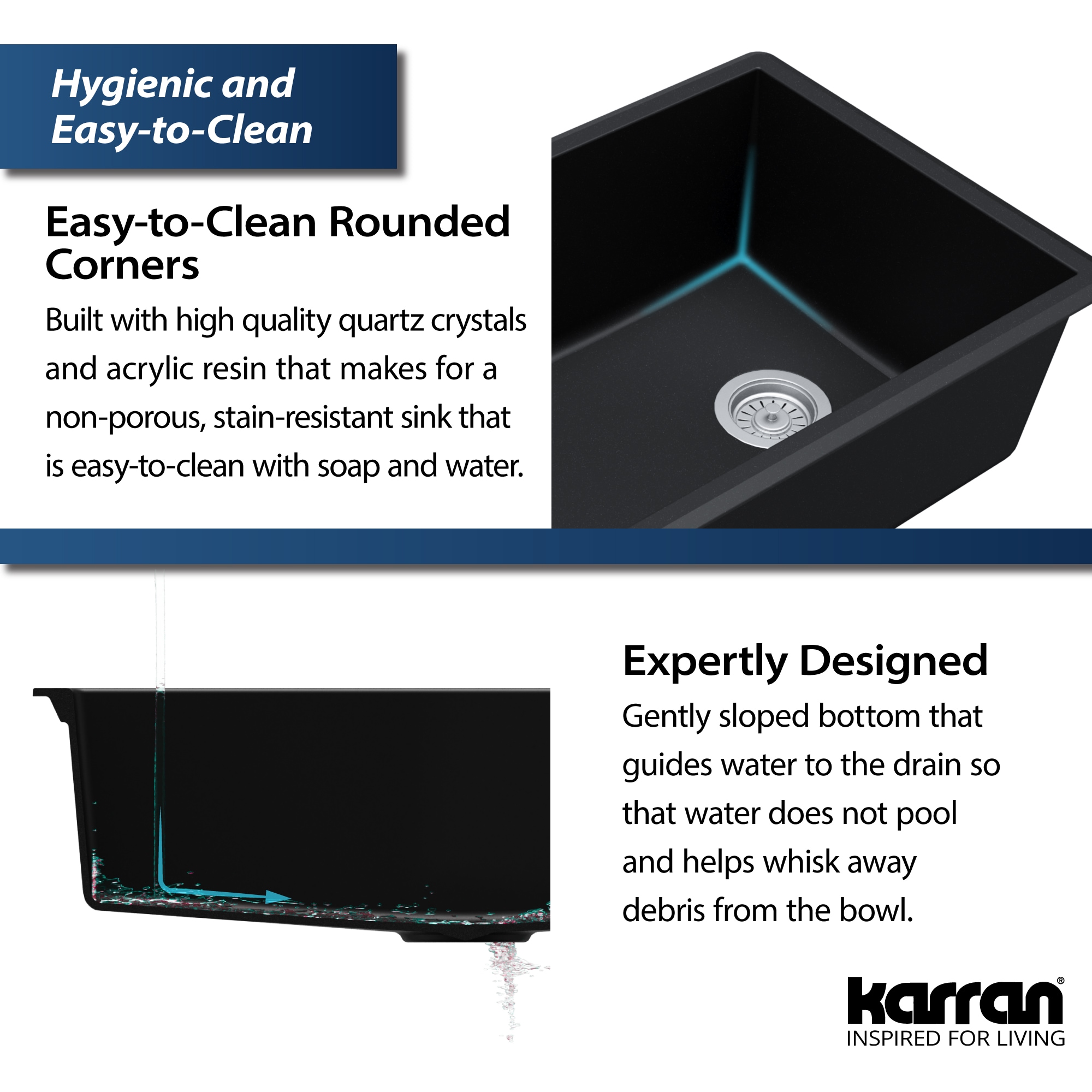Karran QU-670-BL Kitchen-Sinks - View #8