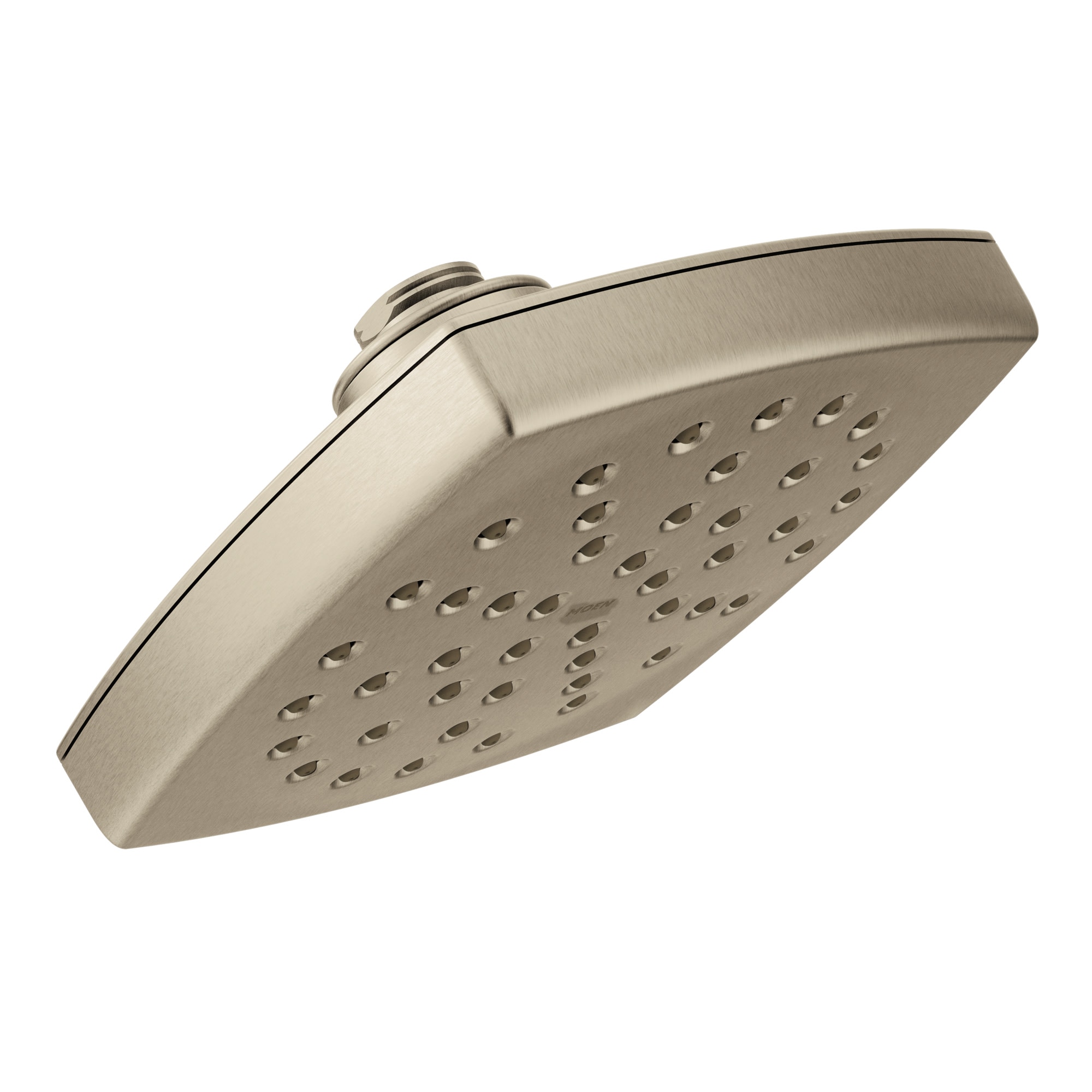 Moen S6365EPBN Brushed Nickel Sold separately Single function 8-Inches Square Bathtub and shower Faucet (Valve Not Included)