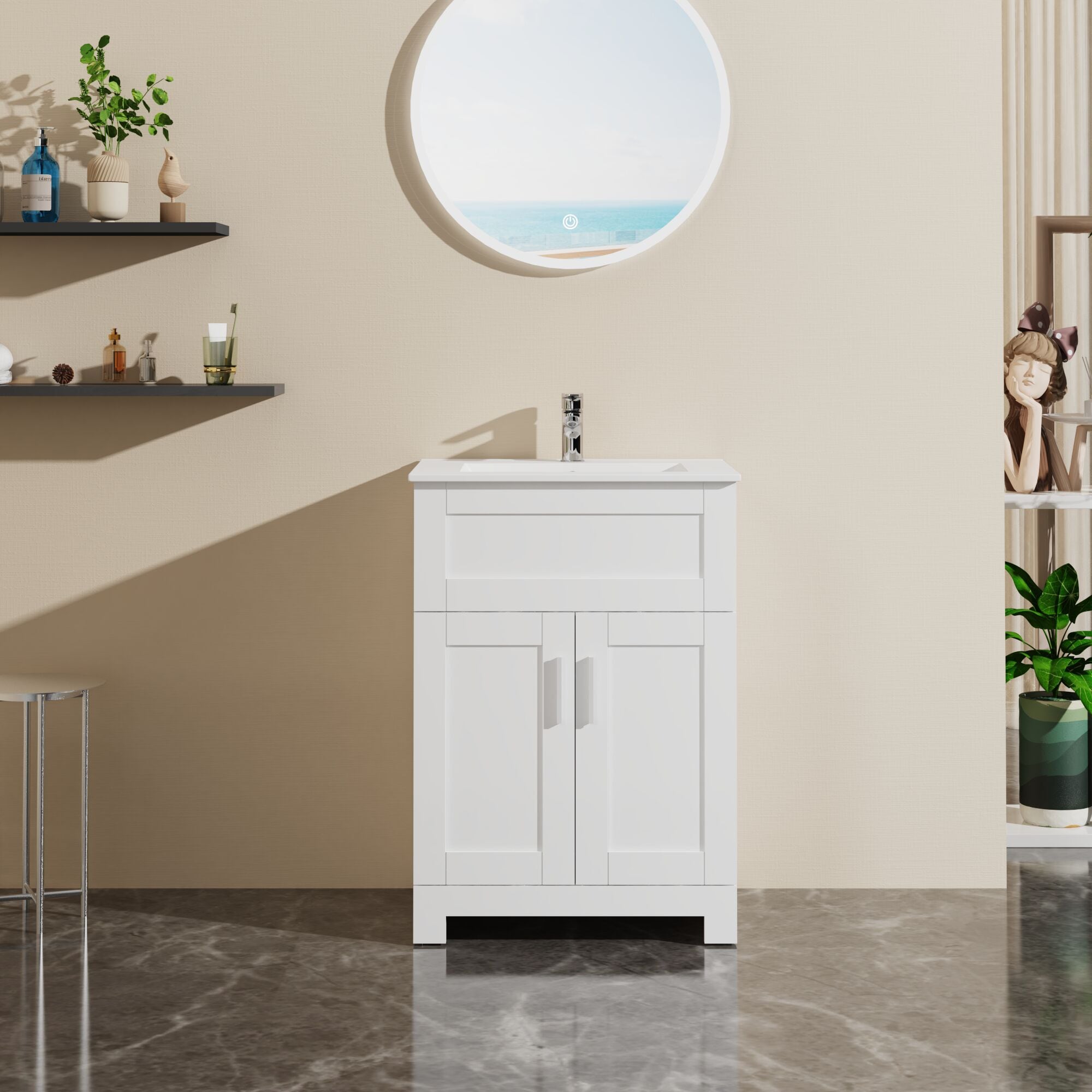 WELLFOR EX3BMBL-24-36 Bath-Vanity-Combo - View #4