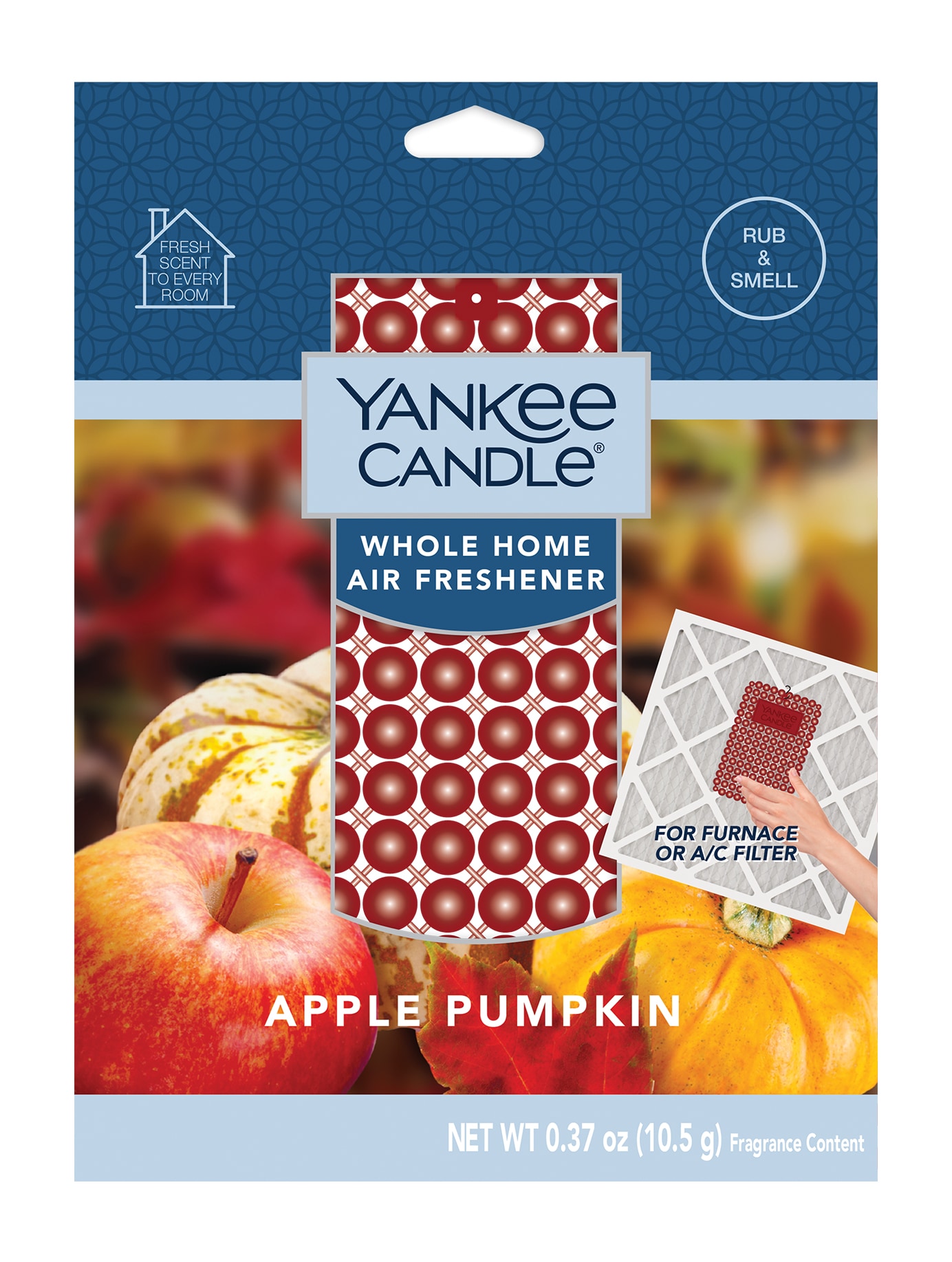 Yankee Candle Whole Home- Apple Pumpkin Air Filter Freshener in the Air  Filter Accessories department at