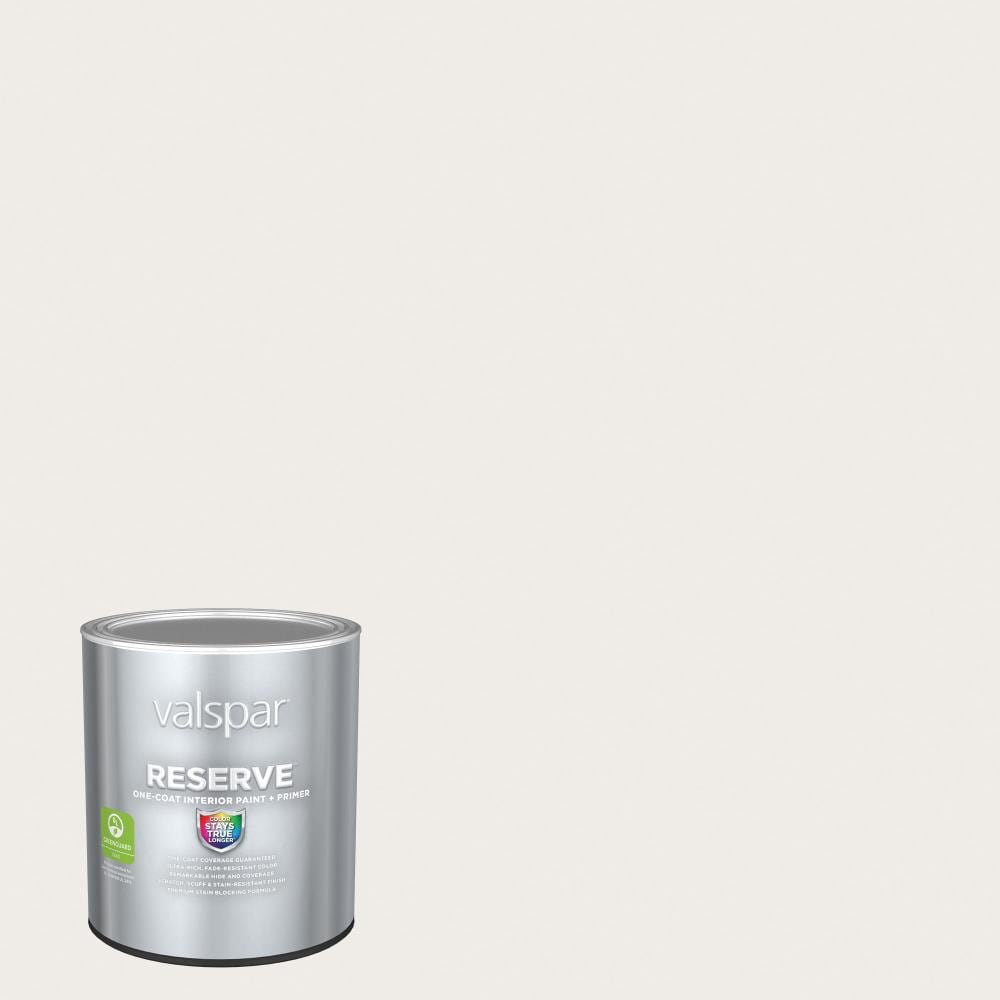 Valspar HGSW4006-2916562 Reserve Flat Pure White HGSW4006 Latex Interior Paint Paint + Primer ( 1-quart )
