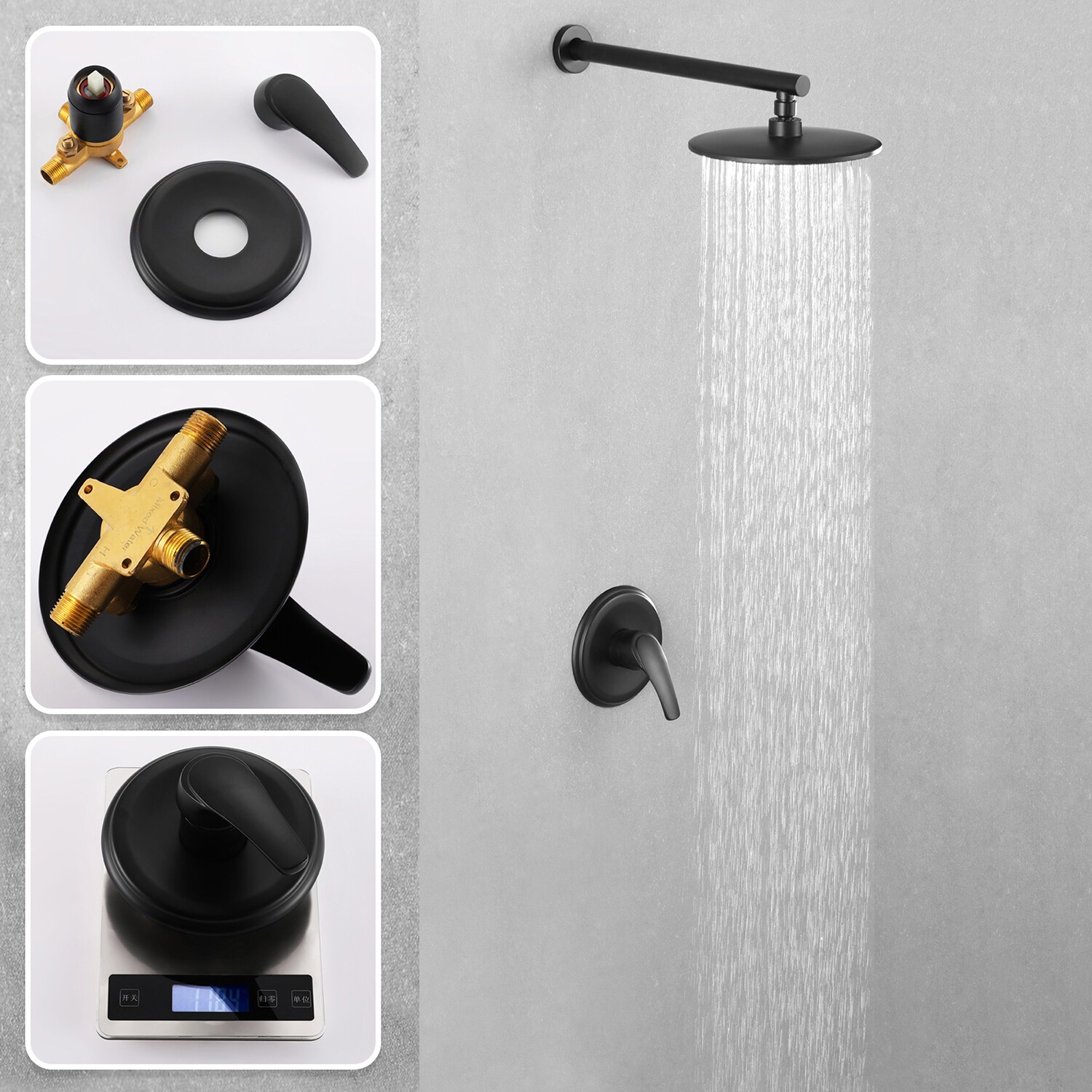 Cobbe RSF0109B Showerhead-Bar-Panels - View #3