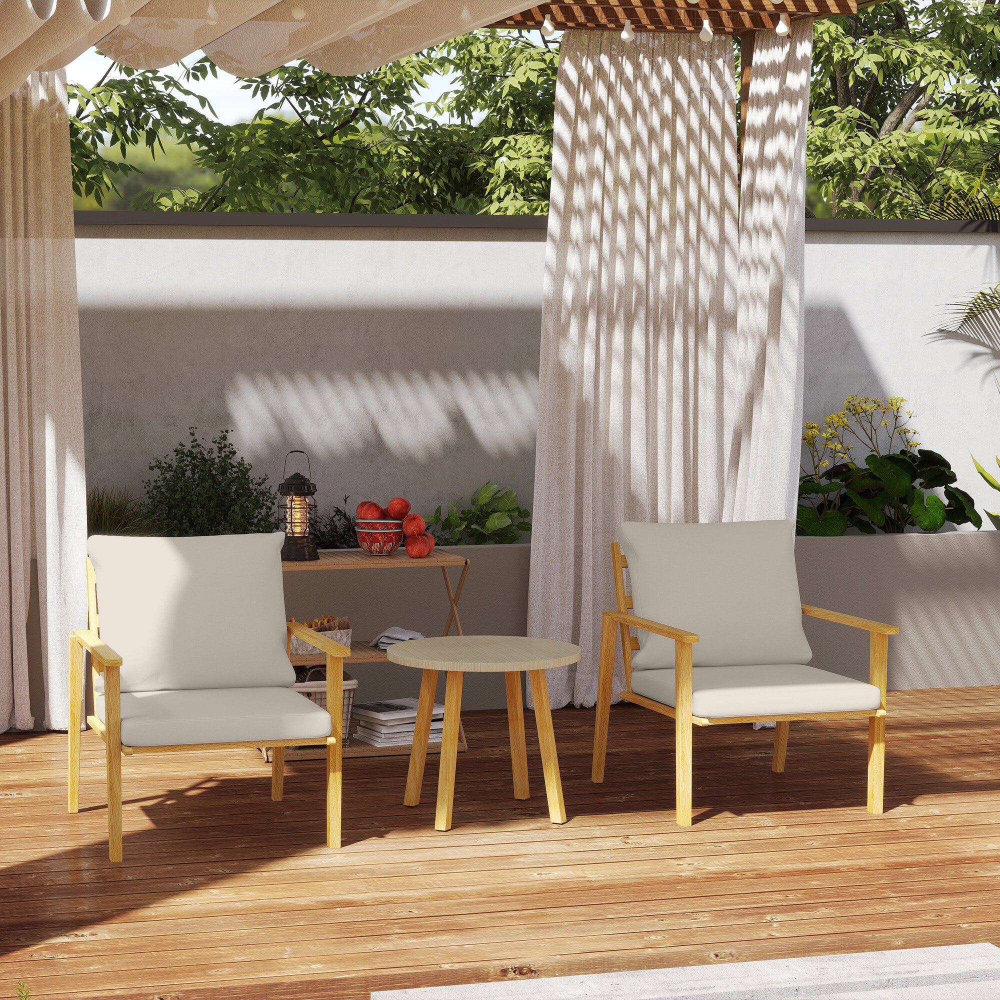 Outsunny 84G-613V00CW Patio-Tables - View #9