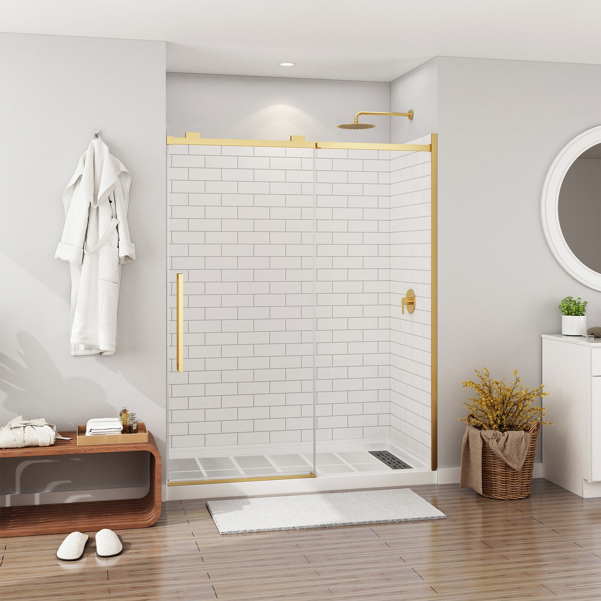 CASAINC CABR1301BG12R15 Alcove-Shower-Kit - View #5