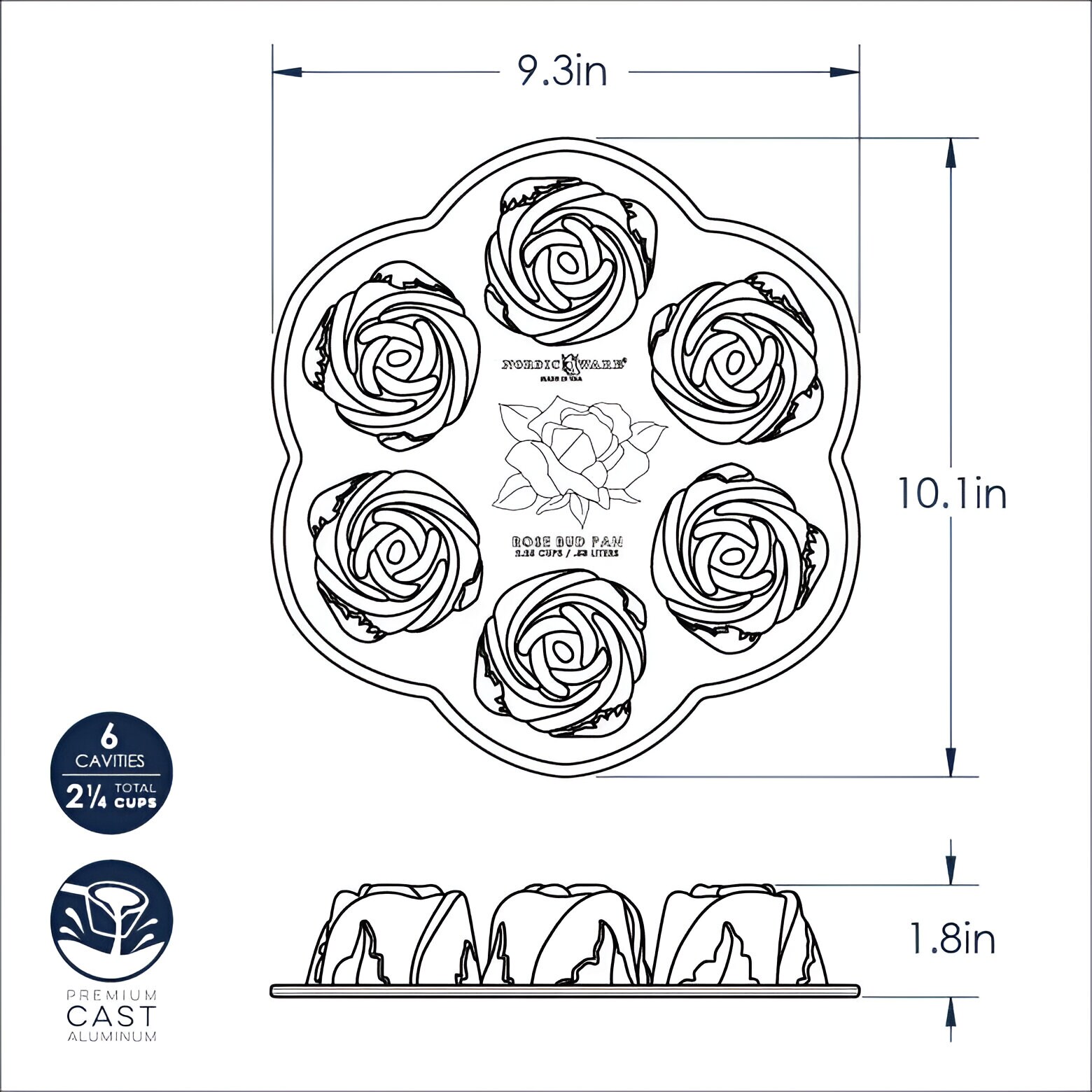 Nordic Ware 011172851482 bakeware - View #3