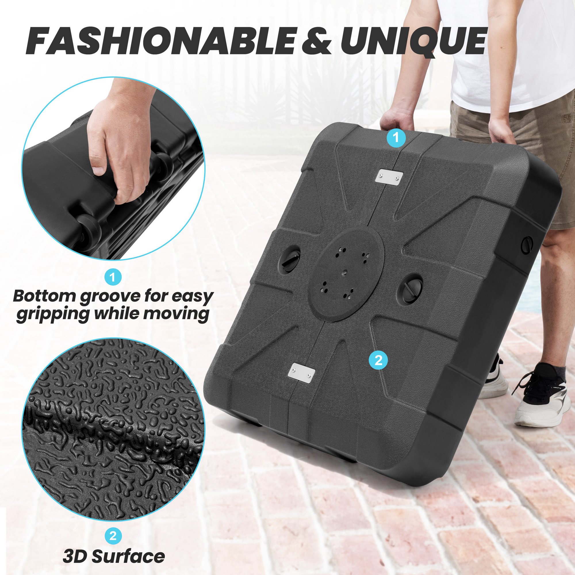 Crestlive Products CL-UB024BLK Umbrella-Bases - View #10