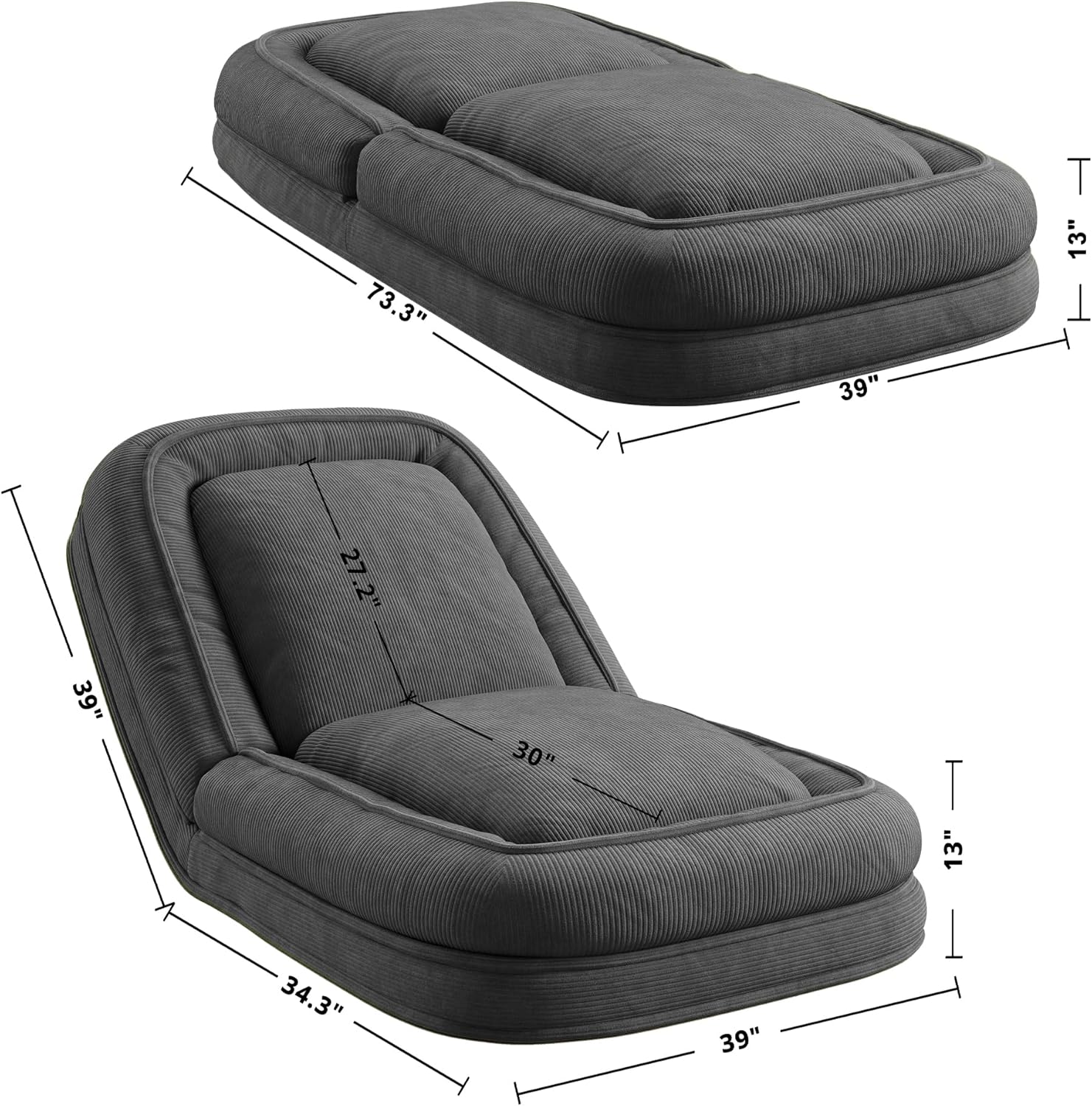 Likimio V0RHA6PKXXJYKASQ Sofas-Loveseats - View #2