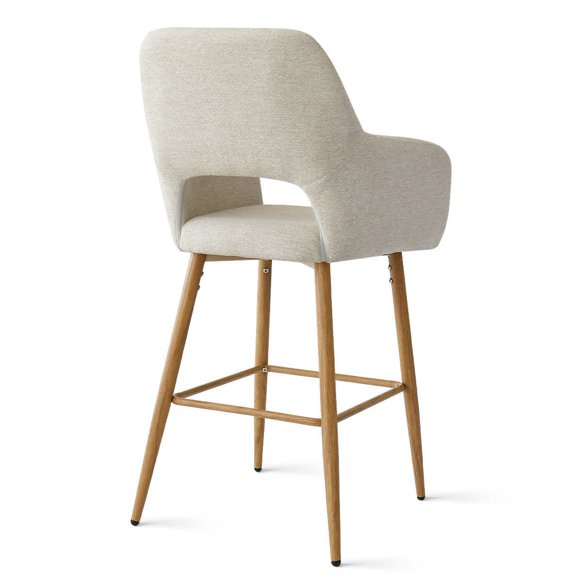 Maison Boucle ATLANTA-ARM-MB-BEIGE stools - View #7