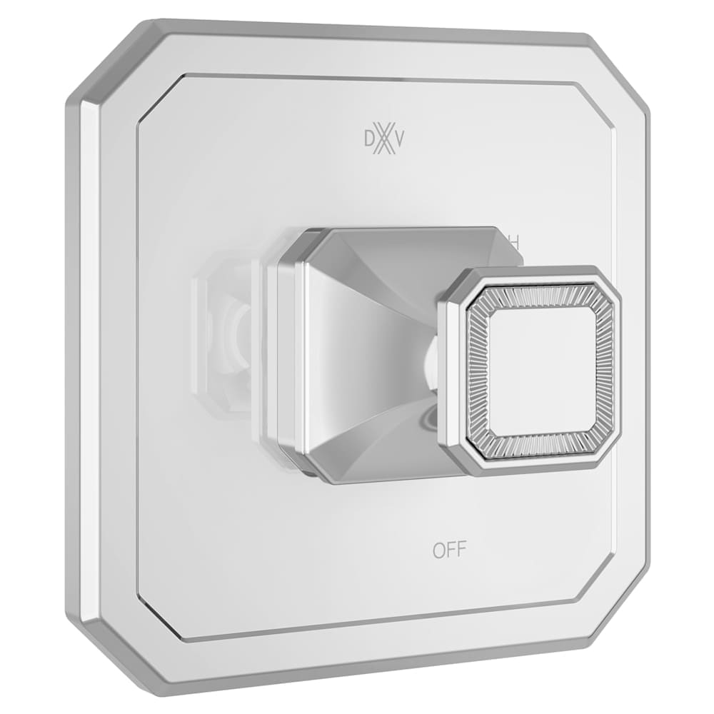 DXV  D35170540 Belshire Pressure Balance Shower Valve Trim with Cushion Handles