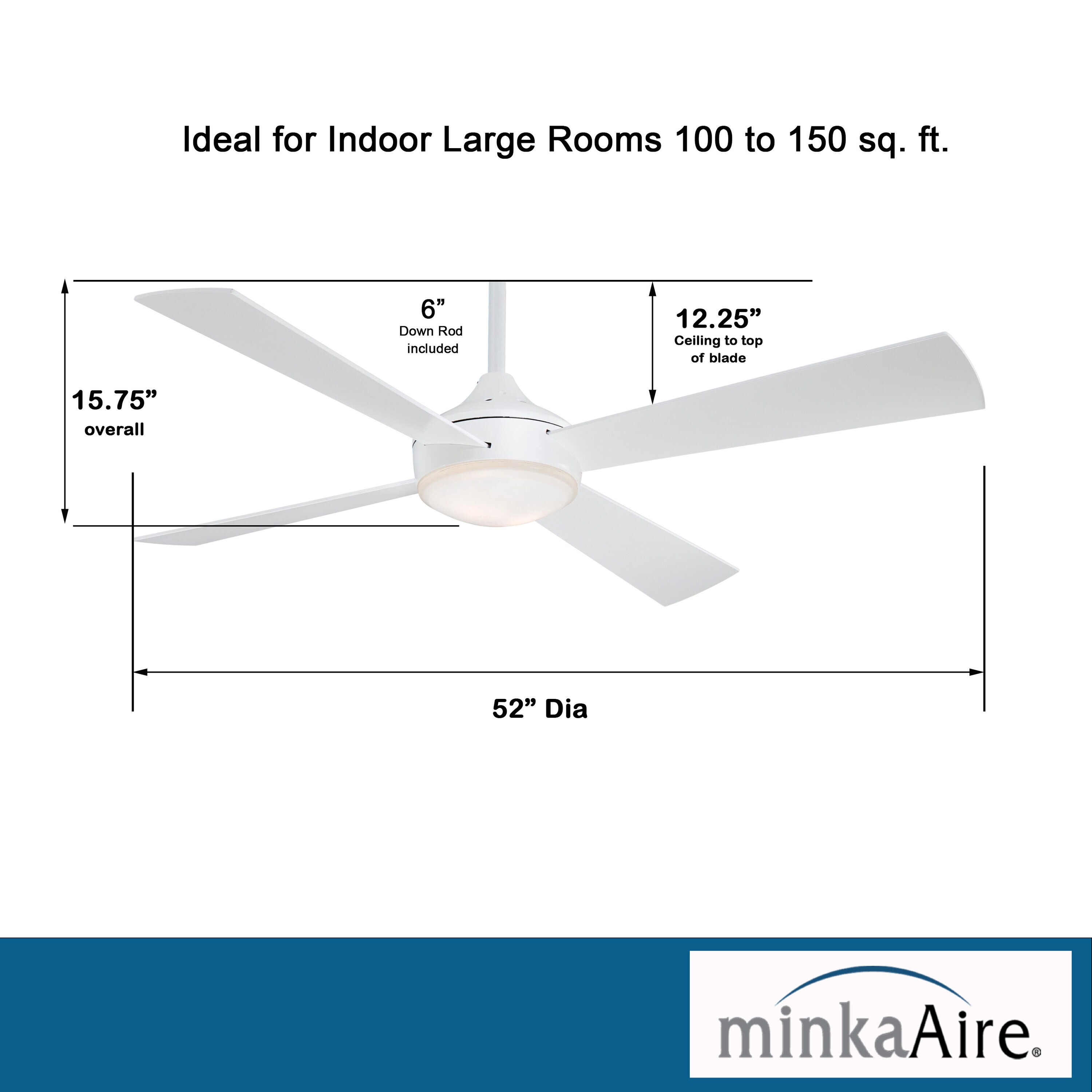 Minka Aire F521L-WHF Ceiling-Fans - View #8