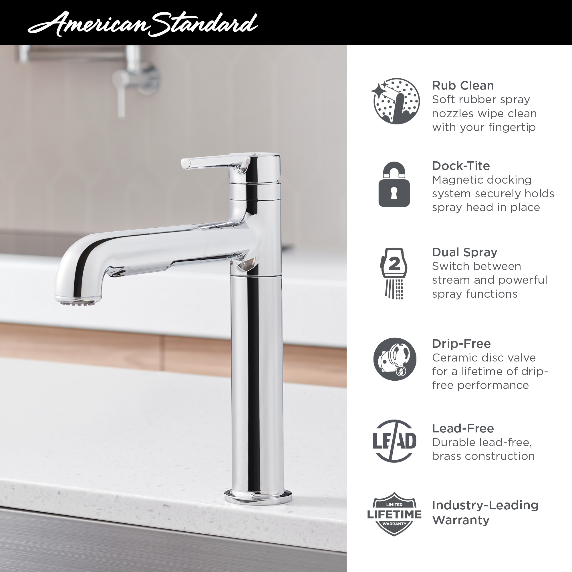 American Standard 4803100.243 Kitchen-Faucets - View #3