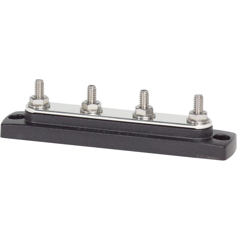 Blue Sea Systems 2303-BSS Common 150A BusBar with Four 1/4-in Studs