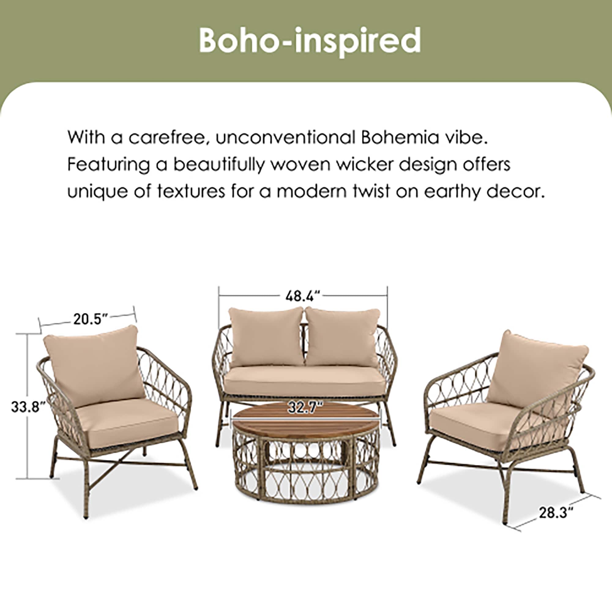 CASAINC BH-111AAA Patio-Conversation-Sets - View #14