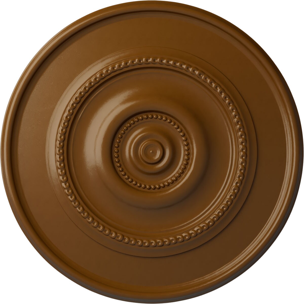 Ekena Millwork CM30DYSTF Dylar 30-in W x 30-in L Painted Smokey Topaz Polyurethane Whole Ceiling Medallion